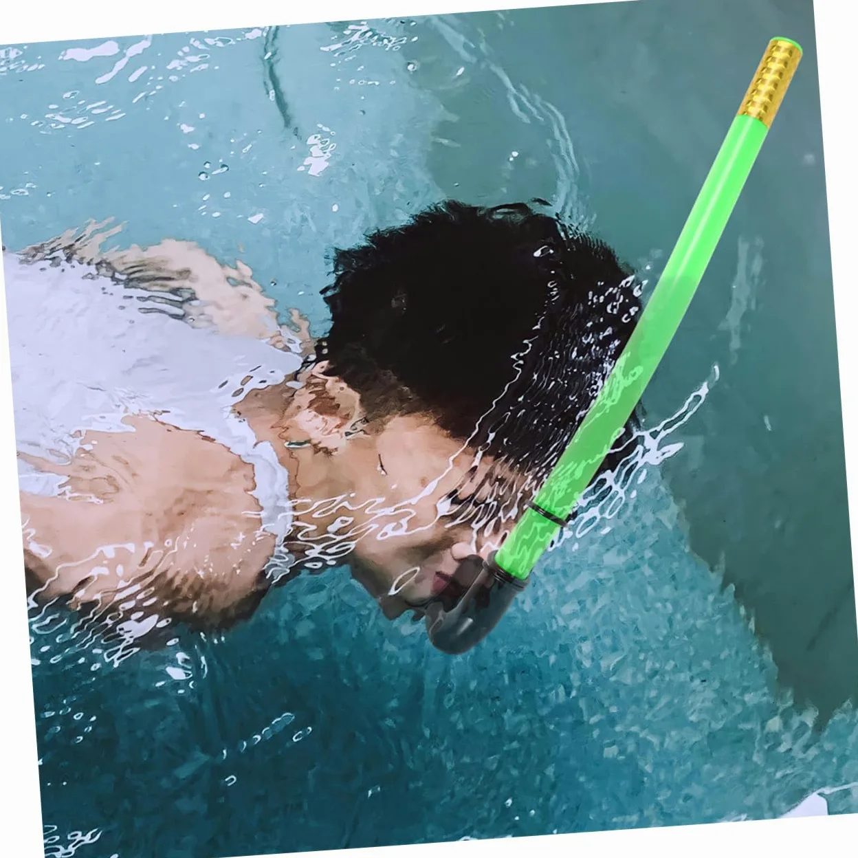 TOYANDONA Gafas De Buceo y Tubo De Snorkel Compacto y Ligero para Natación Equipo De Snorkel Duradero Aletas Cortas para Nadar para Principiantes