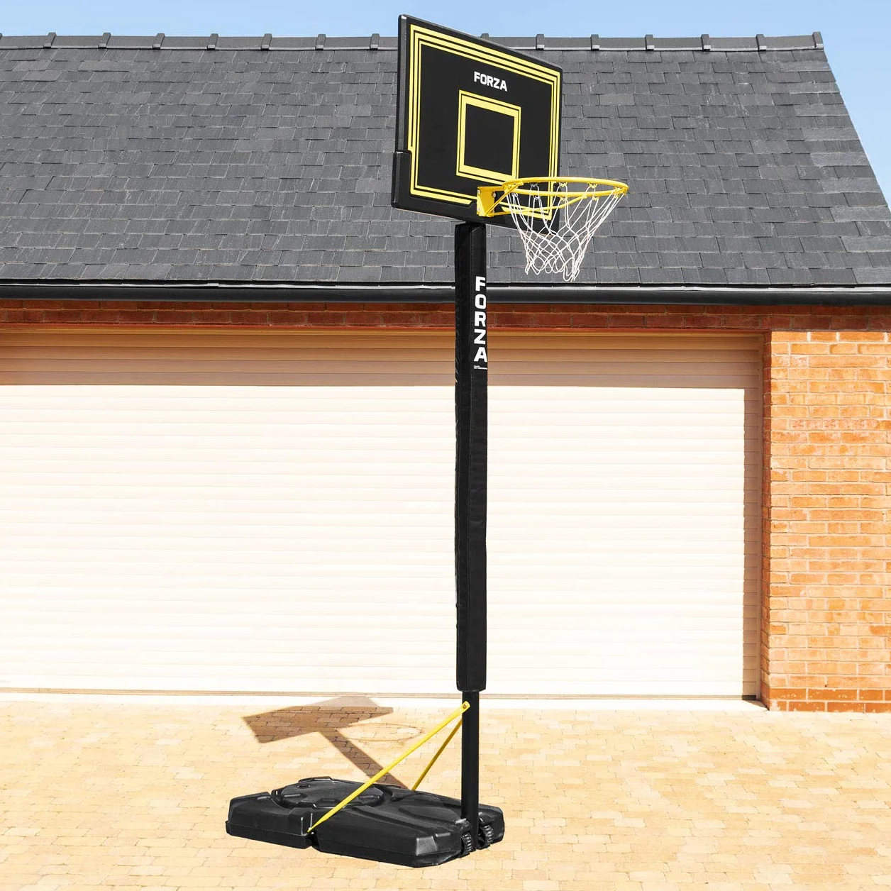 FORZA Almohadilla de Postes de Baloncesto Protecciones de Canasta de Baloncesto con Acolchado | Resistente y Impermeable para Uso Exterior | Proteger a los Jugadores | 2 Tamaños Disponibles