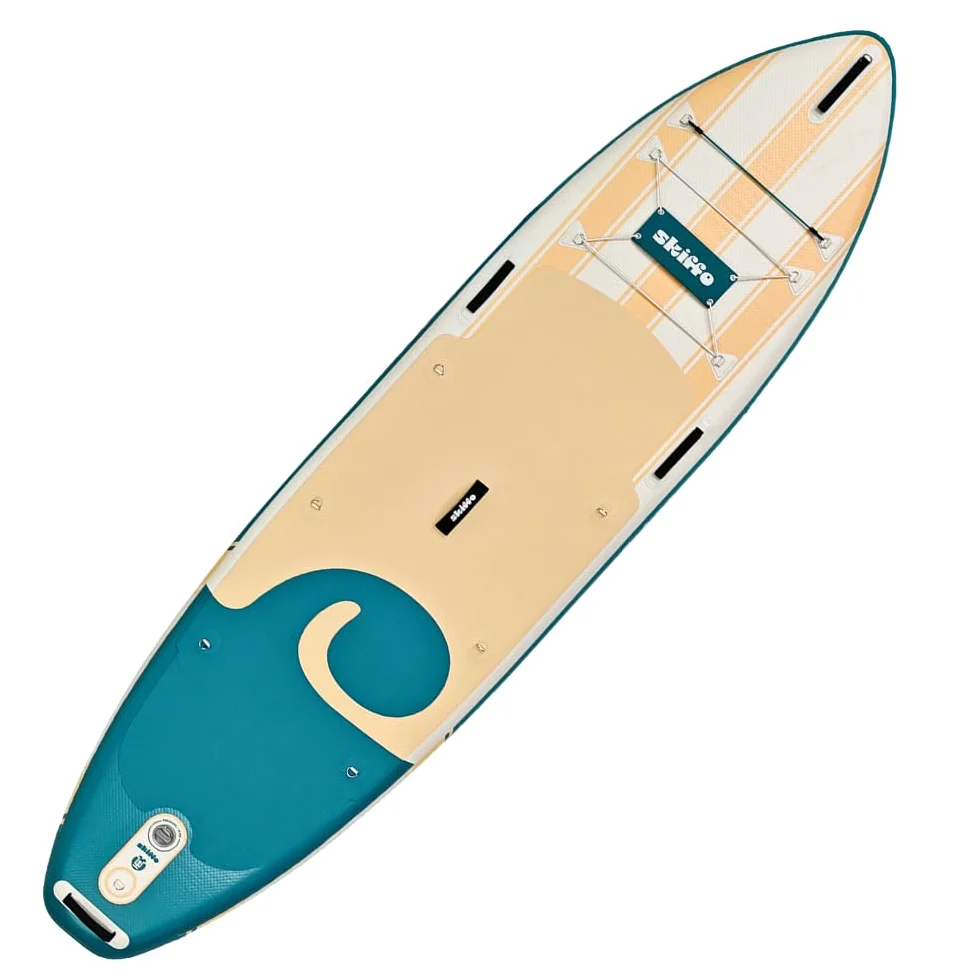 Skiffo Rivage Lagoon 11' – Sup Inflable 2 en 1 Kayak Completo – 335 x 86 x 15 cm – MAX 160 kg – Estable y versátil – Diseño único