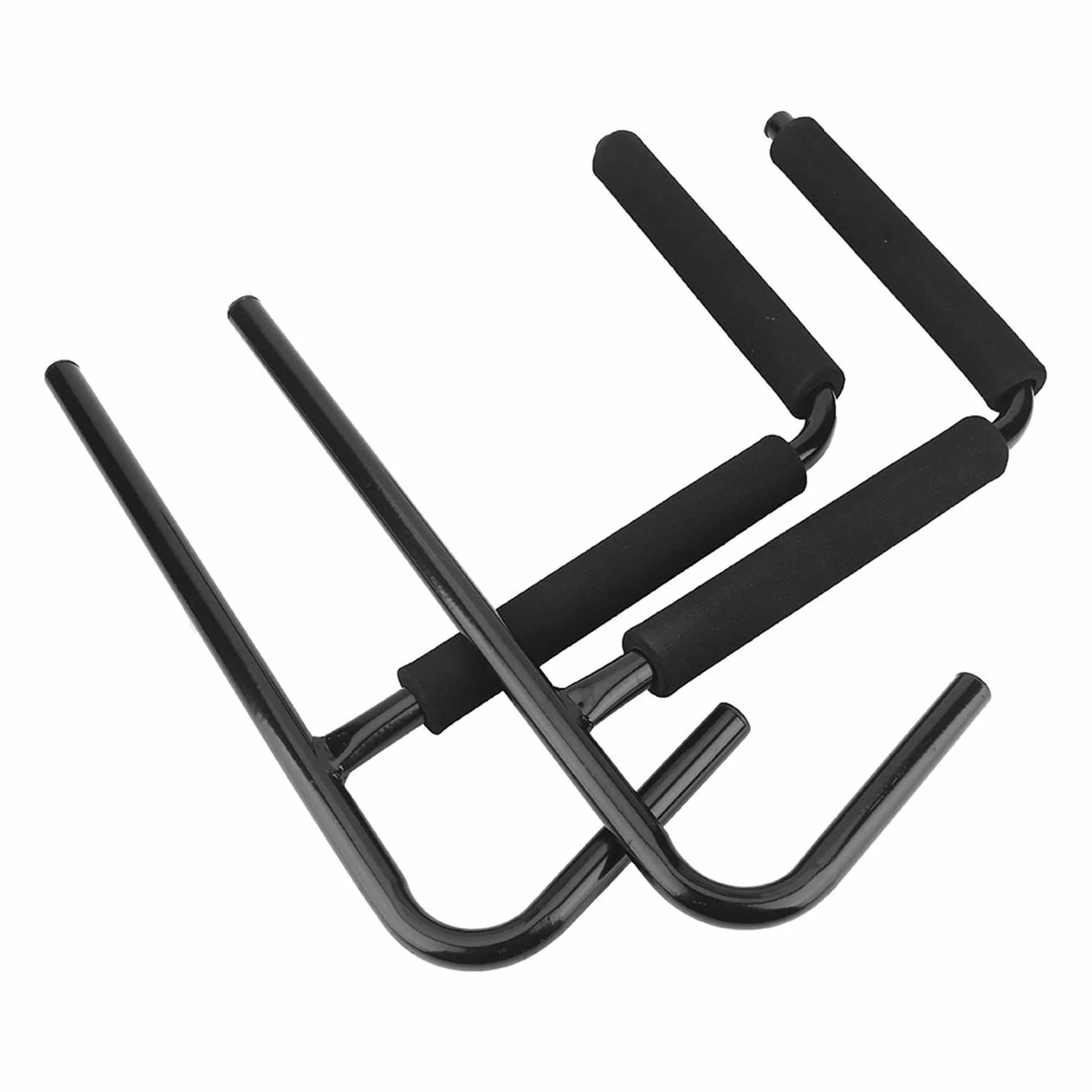 Ganchos para kayak soporte de pared 2 unidades negro