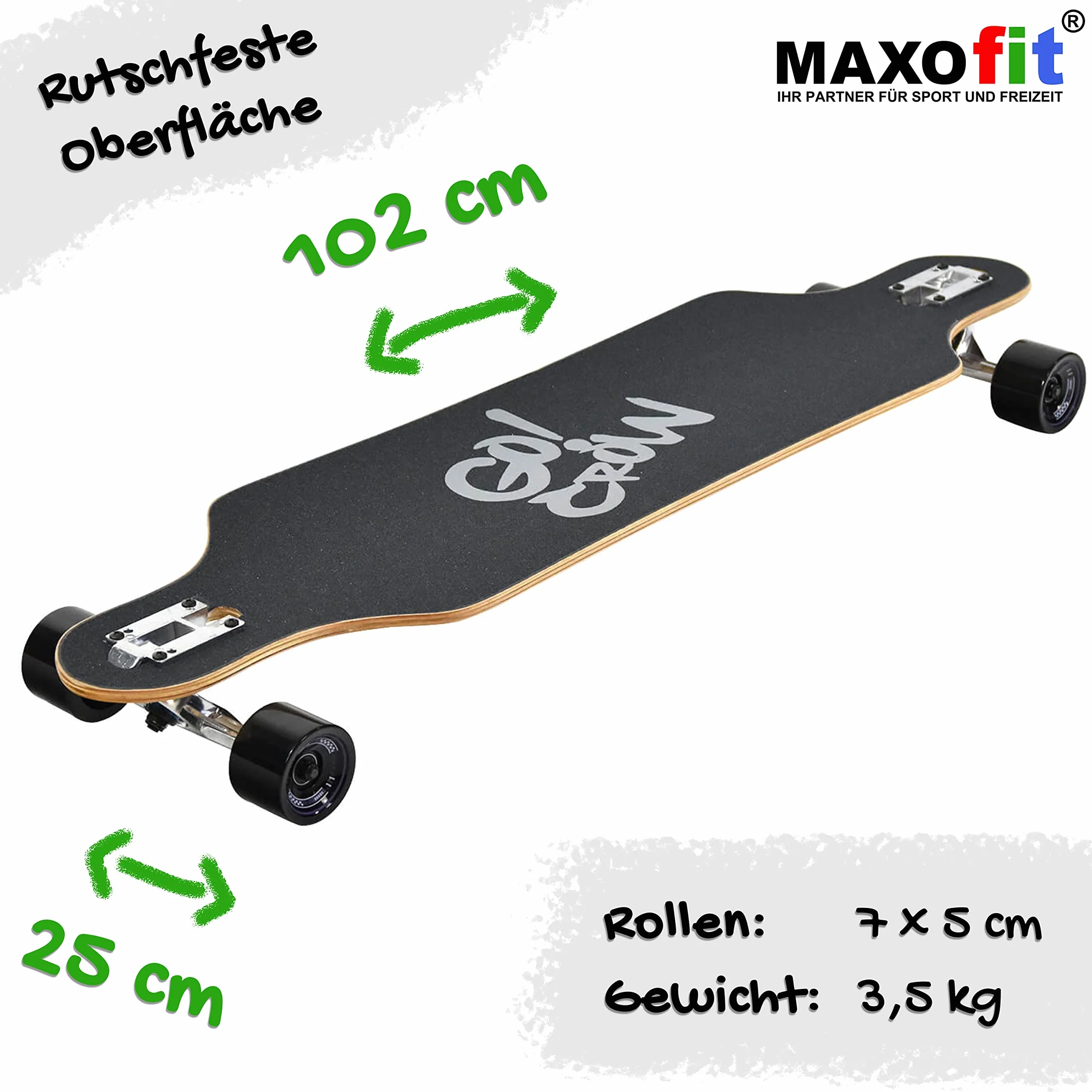 Longboard Cruiser 107 cm Deluxe