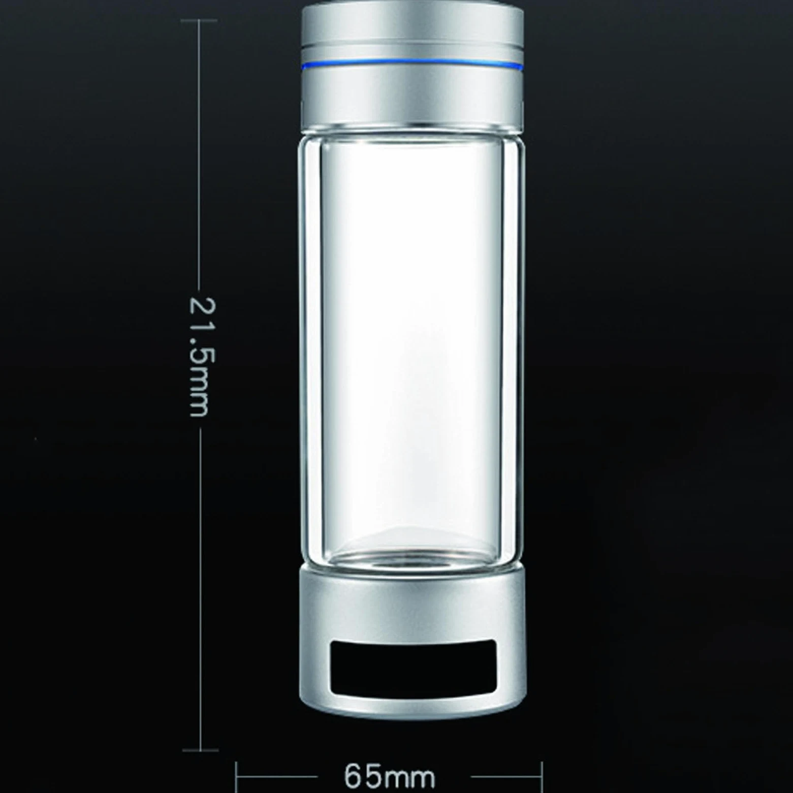 PAHION Botella De Agua Hidrogenada Portátil 250ML Generador Ionizador Tecnología SPE PEM Electrolisis Rápida 3 Min 3000PPB 18 Min hasta 9000PPB Alta Concentración para Hogar Oficina Viaje Uso Diario