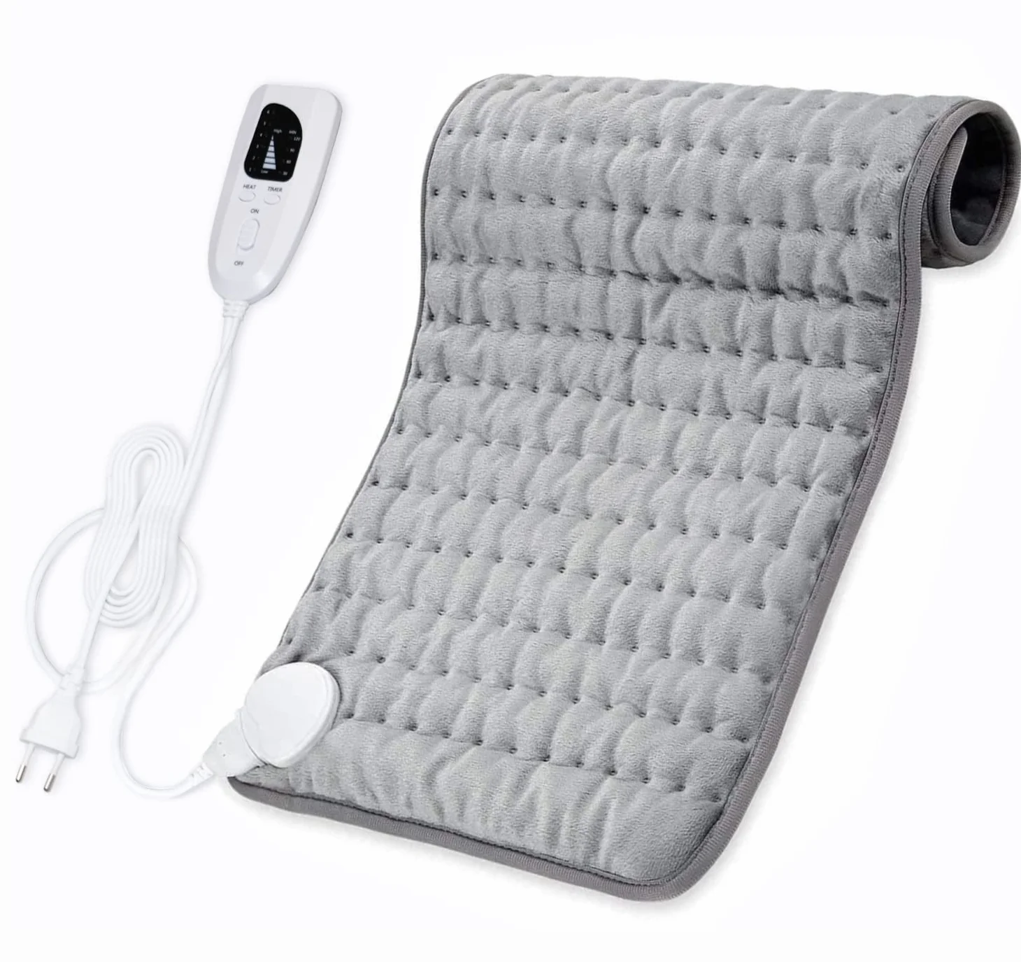 Cuplu 76x40 cm Extra Grande Mantas Termica Eléctrica - Manta Electrica Lumbar con Función de Apagado Automático, Calefacción Rápida - Almohadilla Eléctrica para Lumbares, Espalda, Hombros, Abdome