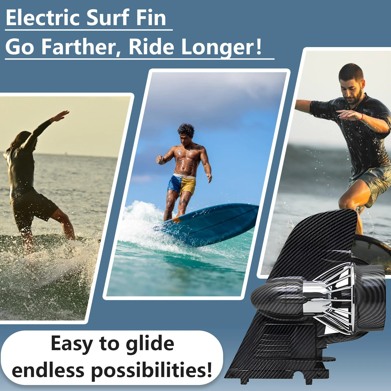 Aleta eléctrica para la tabla del SUP, emitedor submarino de 160W con control remoto, motor recargable alimentado por batería para la paleta de pie, dispositivo portátil de la asistencia de la tabla d