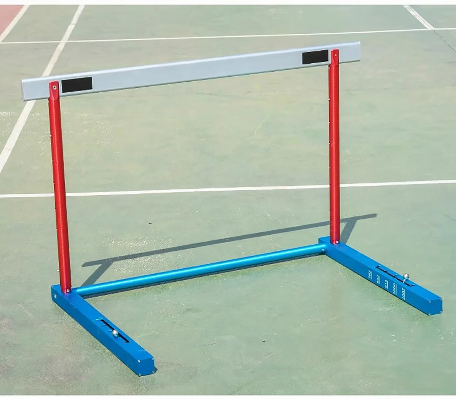 Vallas De Altura Ajustable De Aluminio, Barra De Salto De Pista Y Campo para Entrenamiento De Velocidad De Agilidad, Juego De Postes para Equipos De Práctica Deportiva, Fácil Montaje