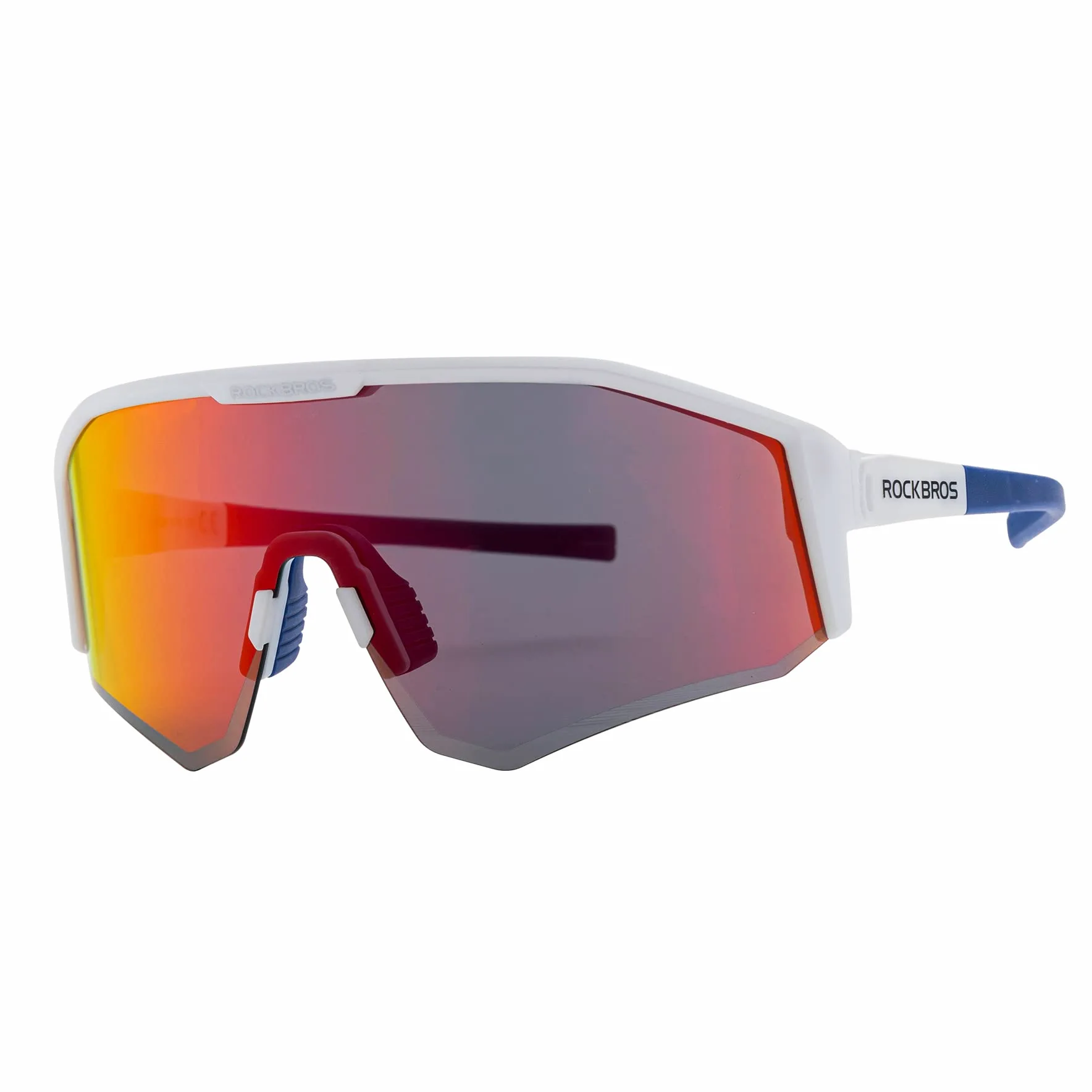 ROCKBROS Gafas de Ciclismo Polarizadas para Hombre Mujer con Montura TR90, Gafas de Sol Deportivas para MTB Bicicleta Running Pesca Deportes