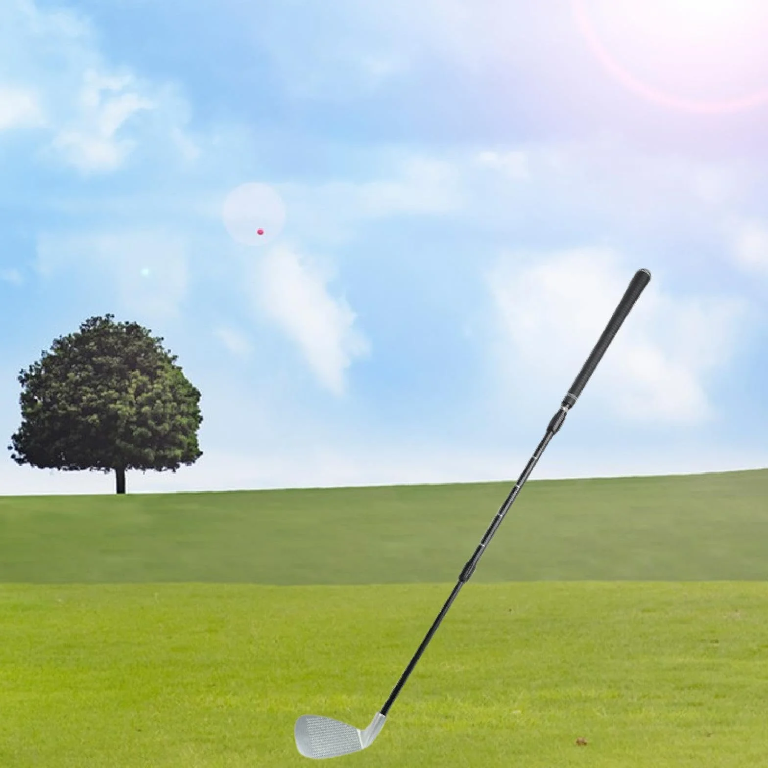 F Fityle Golf Wedge Golf Chipper Club telescópico Equipo de aleación de Aluminio con Escala PRÁCTICO Ajustable Club