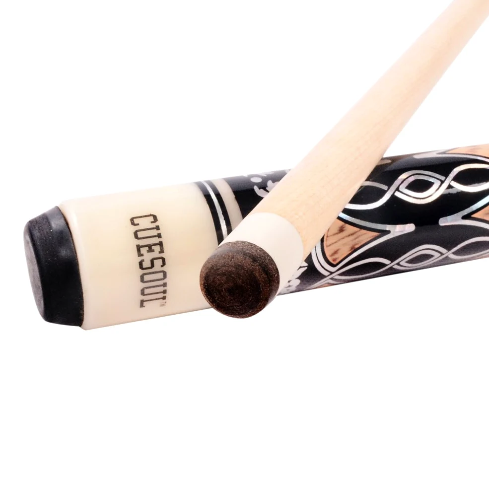 CUESOUL 57 Pulgadas Taco de Billar con 13mm Consejos Cue (CSPC027)