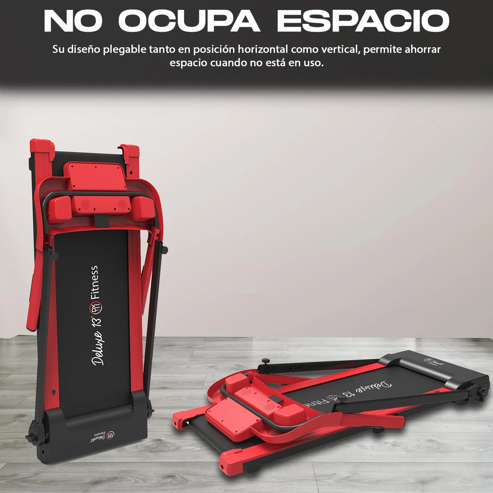 Cinta de Andar y Correr - Motor 1500W 2CV - Plegado Horizontal - Soporta 150 kgs
