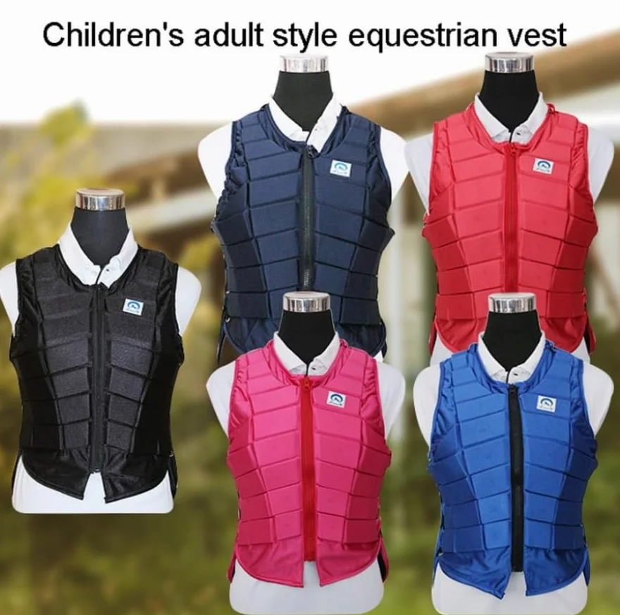 Luminexia Chaleco de equitación,Chaleco Ecuestre,Equitación Chaleco de Seguridad,Ecuestre Protector de Cuerpo Amortiguación,para Adultos,niños,niñas y niños