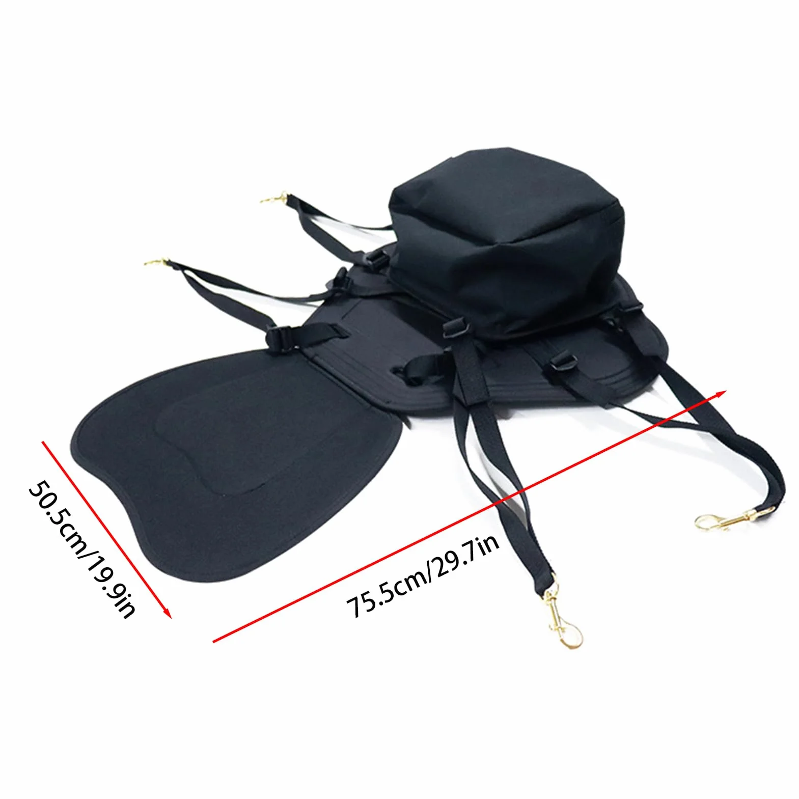Asiento De Kayak, Asiento Kayak para Tabla Stand Up Paddle Surf, Asientos Cómodo con Correas Ajustables para Canoa, Barco De Pesca, Tabla De Remo, Kayaks Sentados En La Parte