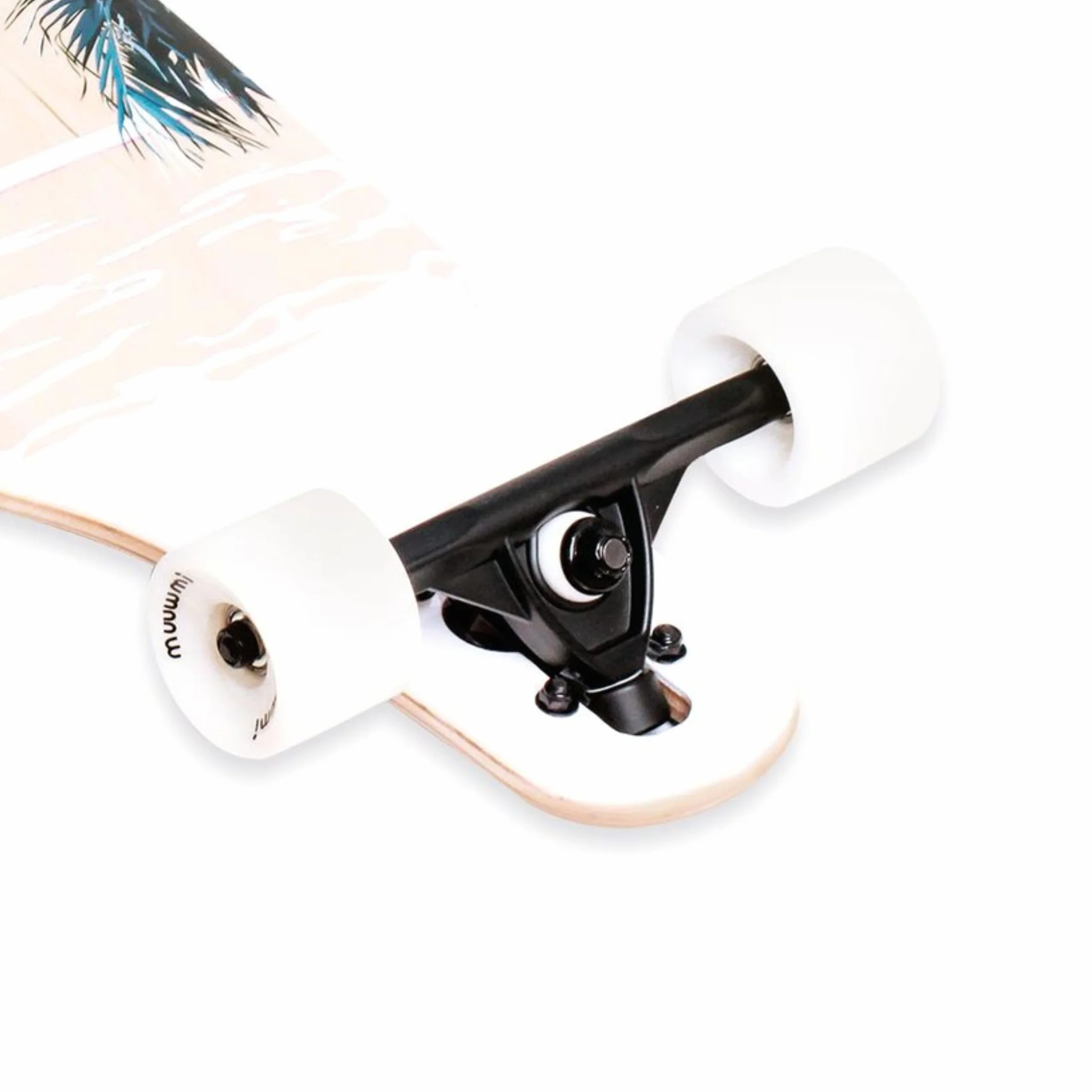 Muuwmi ABEC 7 Longboard for Children and Adults Skateboards with Lighting Wheels