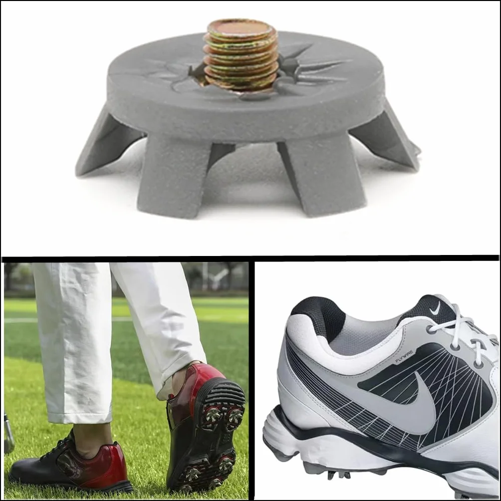 Puntas de Golf Universales - 25 Piezas Tacos Fáciles de Cambiar + 1 Llave de Punta para Zapatos - Practical Golf Spikes for Golfers