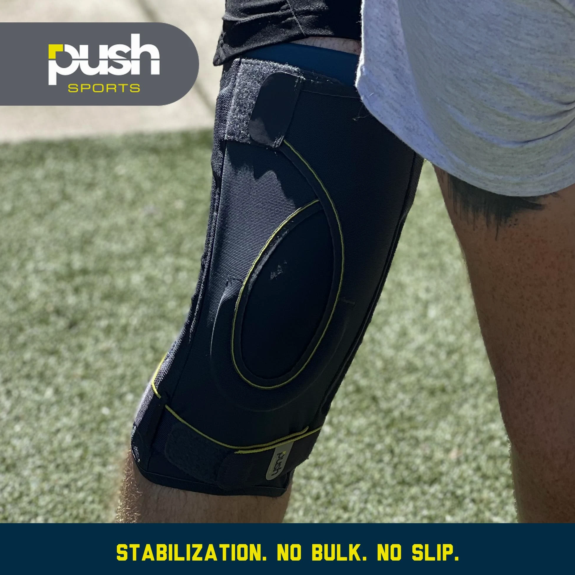 Push deportes con bisagra rodillera, multicolor, M