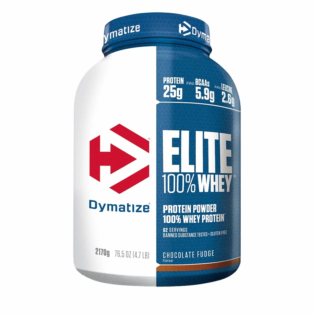 Dymatize Elite 100% Whey Chocolate Fudge 2170g - Proteína de Suero y BCAA
