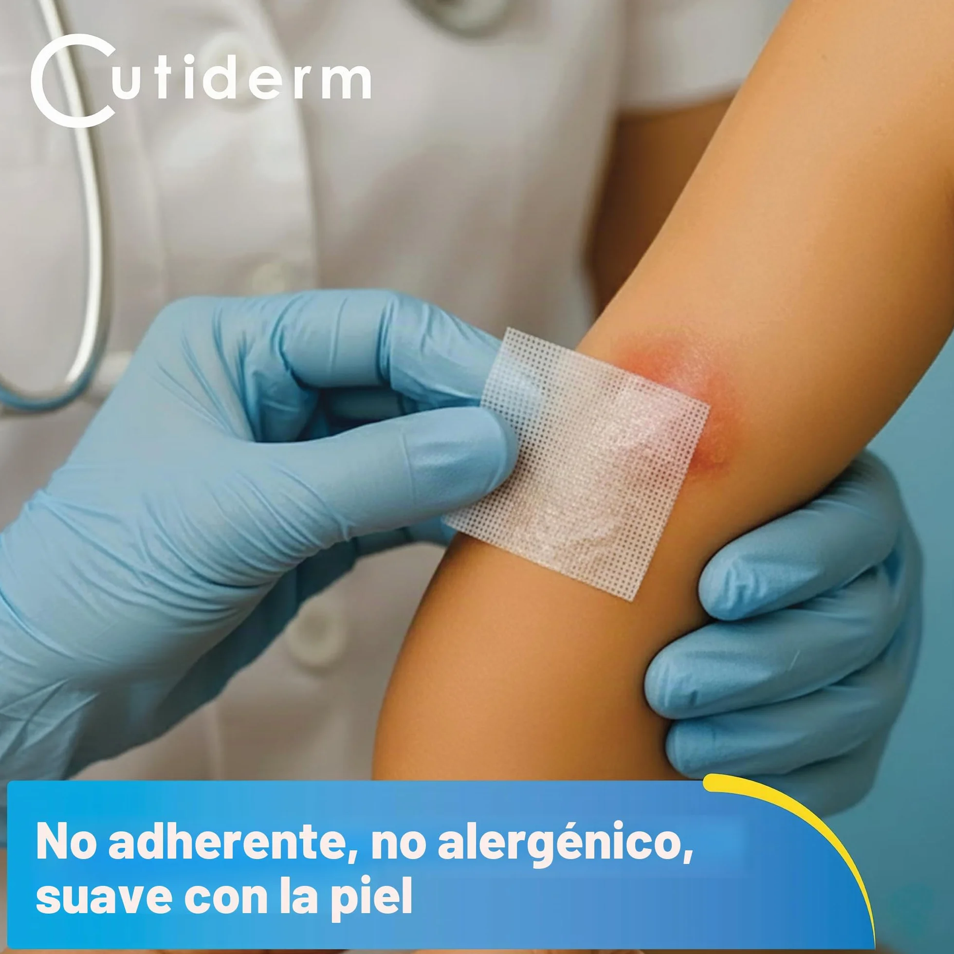 Cutiderm Apósitos De Gasa De Parafina 5cm x 5cm Paquete 20 unidades