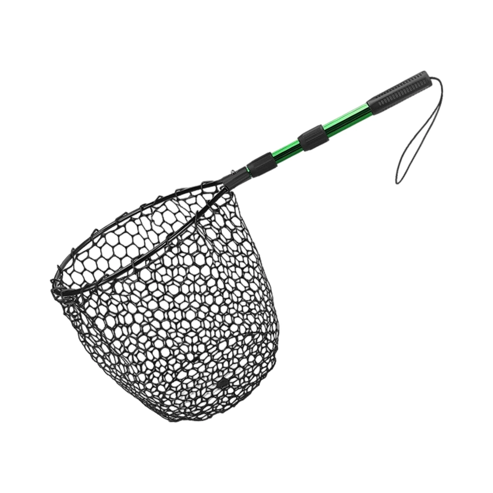 Red de pesca telescópica plegable, barra de aluminio resistente a la corrosión, malla suave para pesca profesional, red de pesca compacta