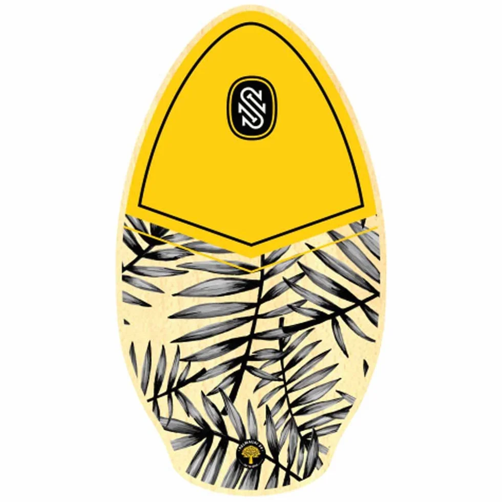SURFboard Skimboard SkimOne 39 100 cm Palmaui Amarillo Negro