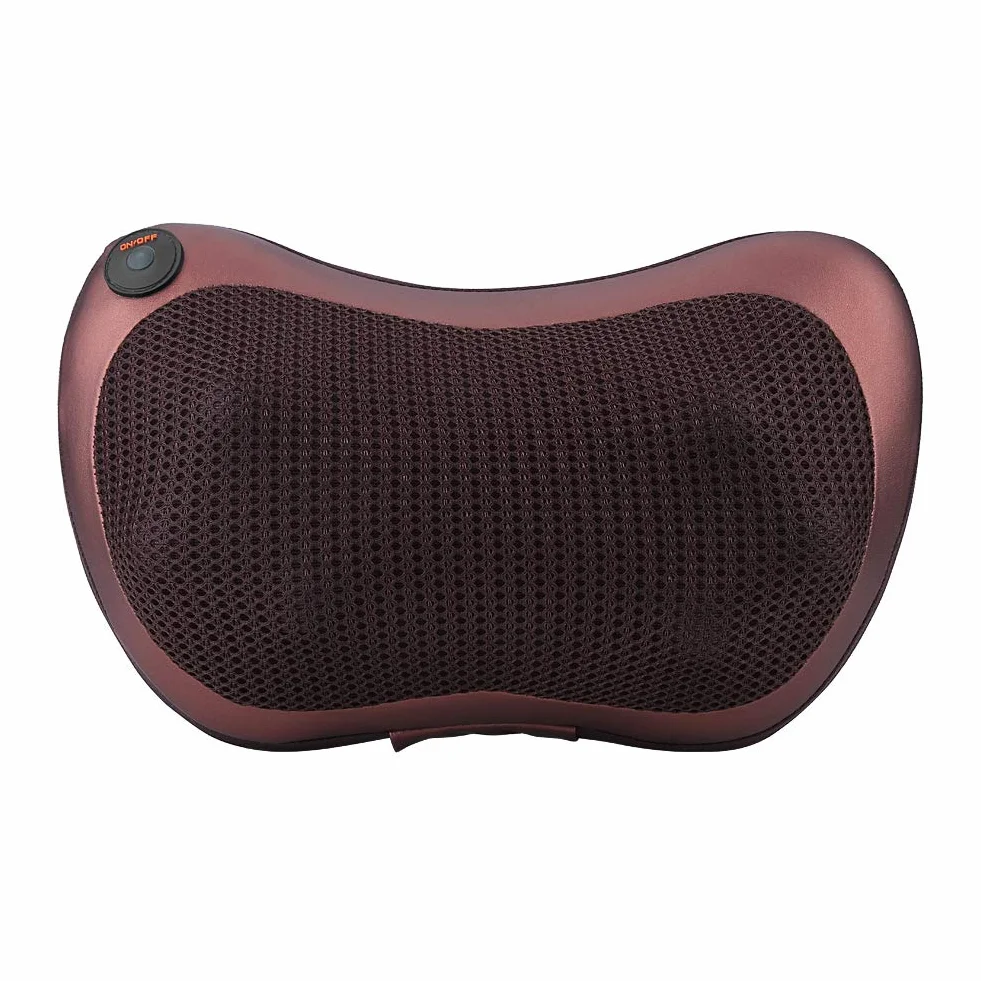 Estink Cojín de Masaje Shiatsu para Espalda, Hombros y Cintura, con Protección Contra Sobrecalentamiento, Apagado Automático, Café