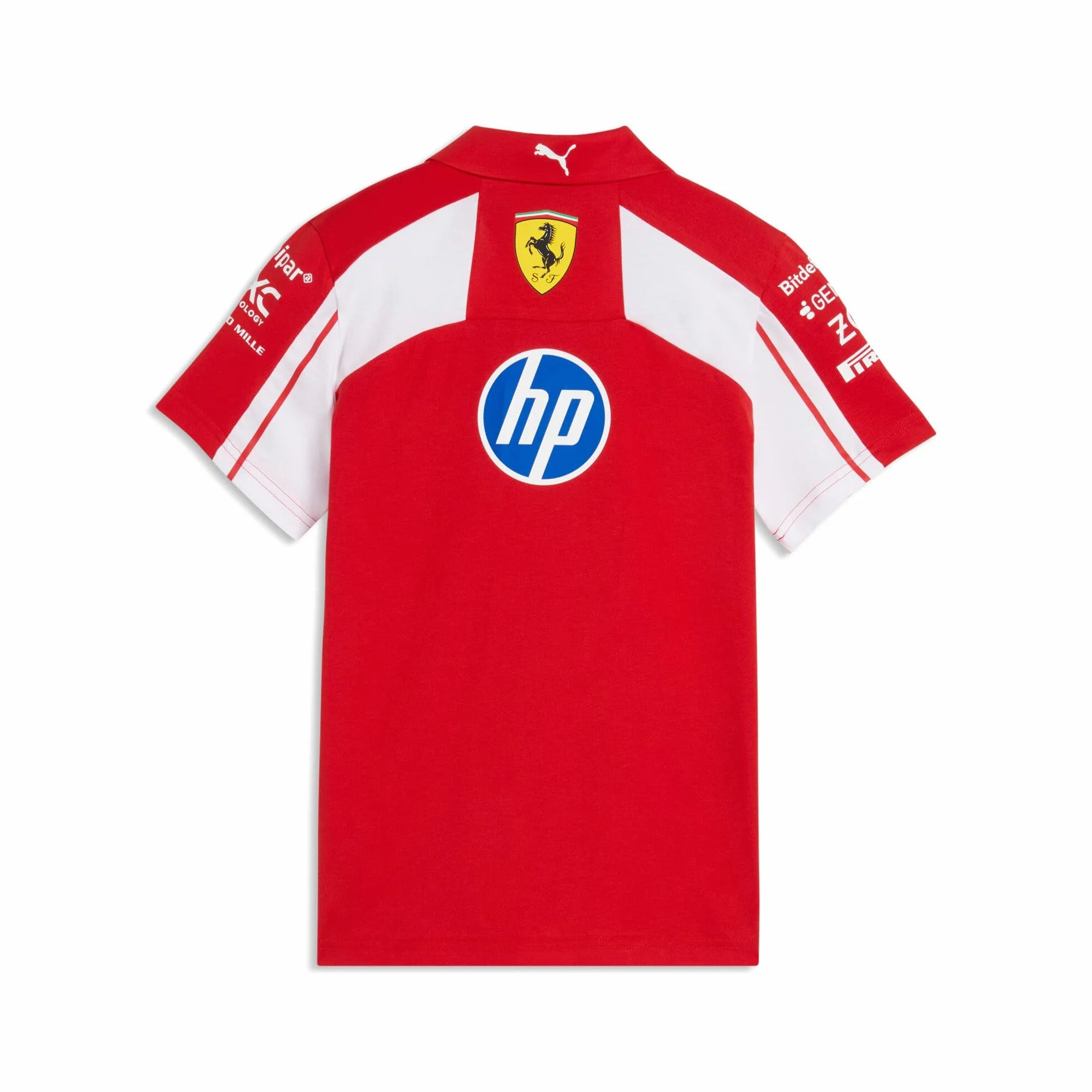 PUMA Scuderia Ferrari F1 2026 Polo del Equipo para niños - Rojo
