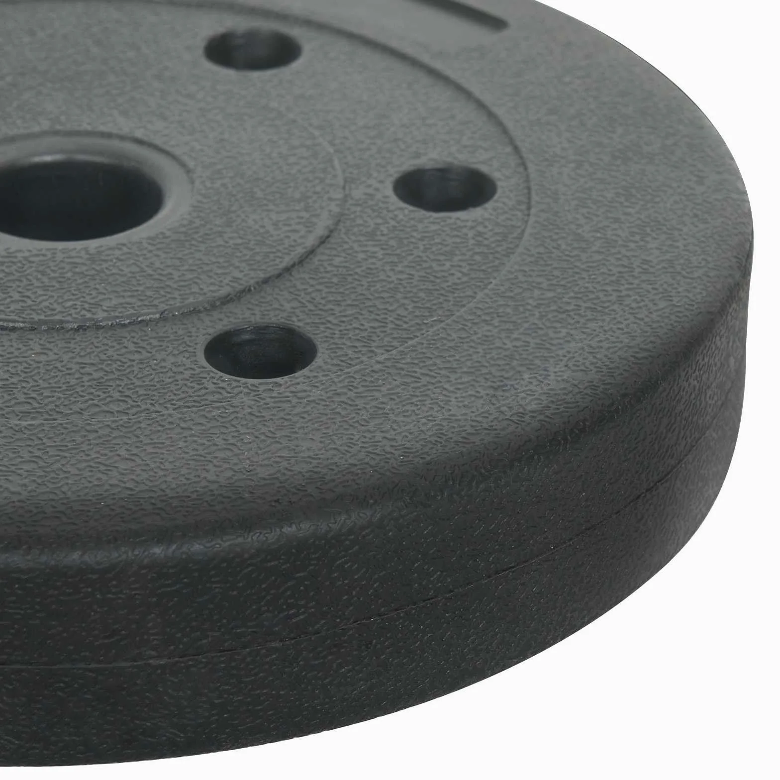 Juego de 4 discos de peso de 10 kg, cemento negro, arena de hierro con mango antideslizante para mancuernas, mancuernas, entrenamiento de fuerza, desarrollo muscular en casa y gimnasio