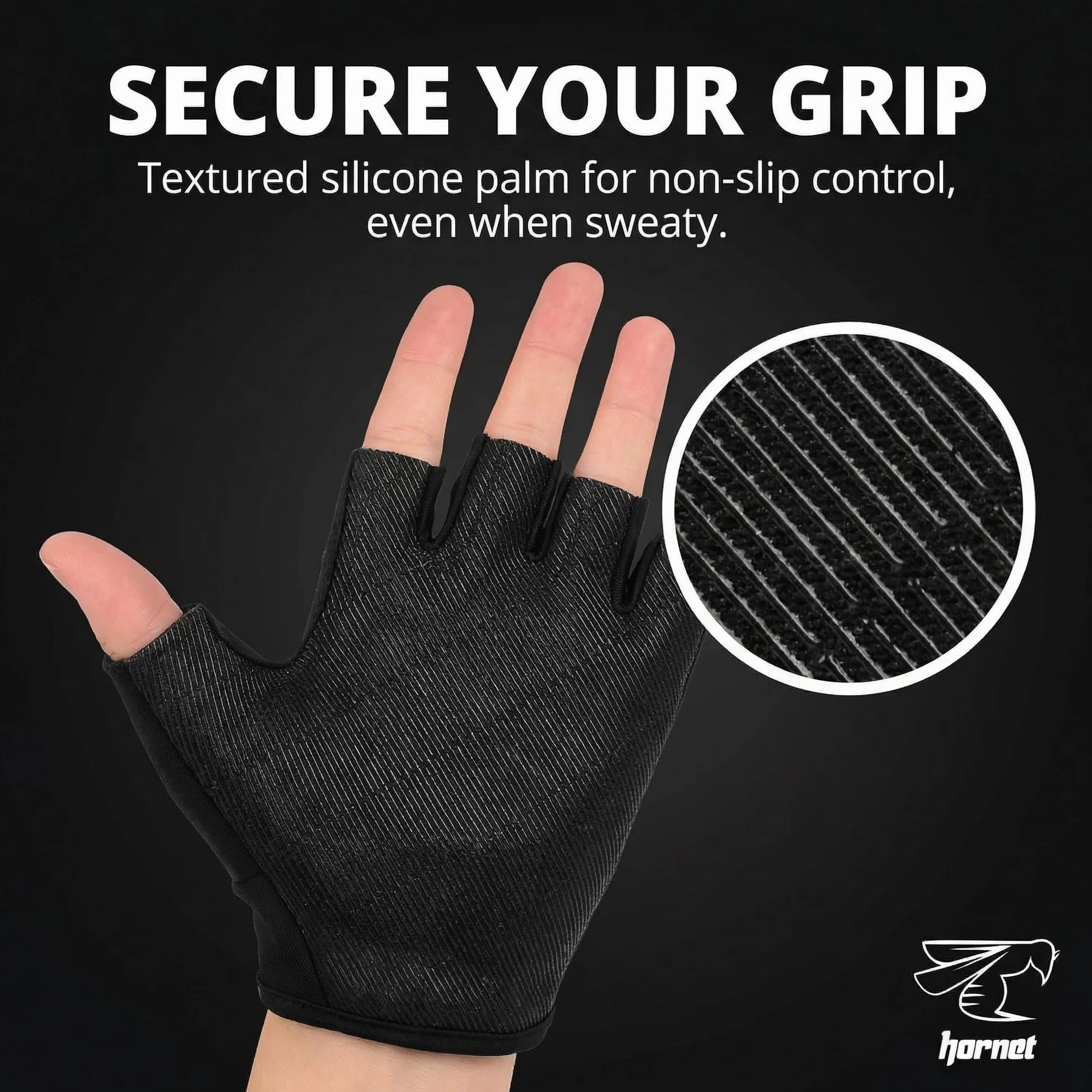 Hornet Watersports Guantes de Remo Ideales para Remo en Interiores, Sculling, Kayak, Sup, Canoa Outrigger Canoa, Dragon Boat y Otros Deportes acuáticos