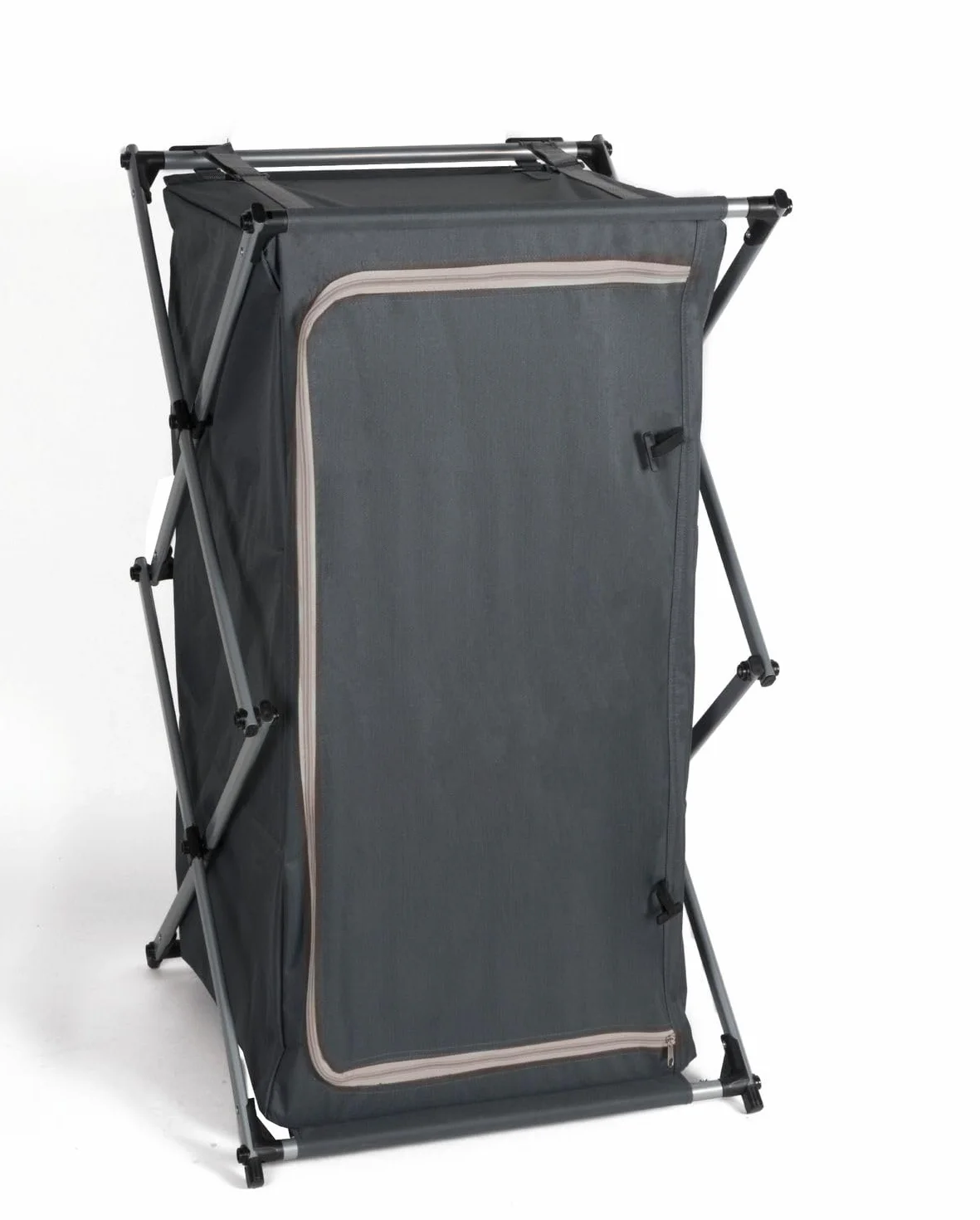 90193 Armario para Camping con Estanterías, Antracita, 95 x 53 x 49 Cm