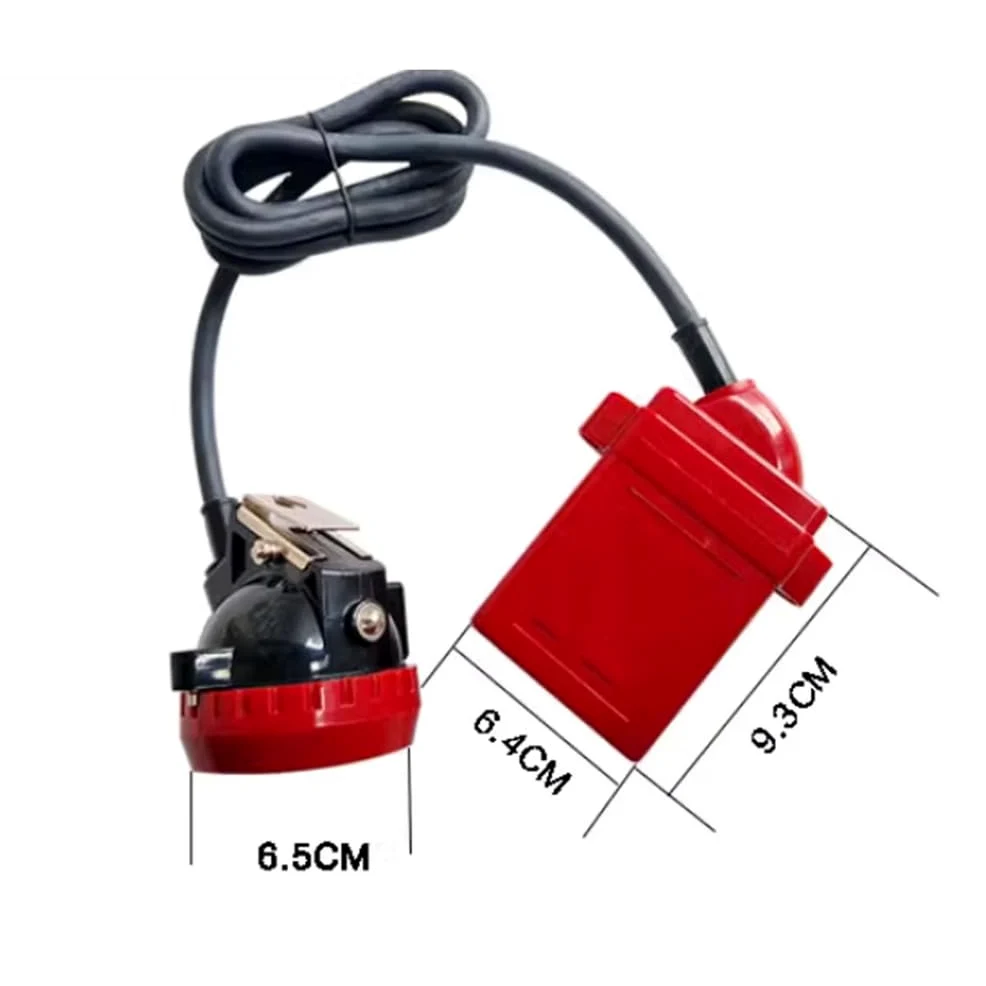 Linterna frontal para minería, impermeable y a prueba de explosiones, recargable, brillo ajustable alto/bajo, luz de seguridad de trabajo, duradera para mineros