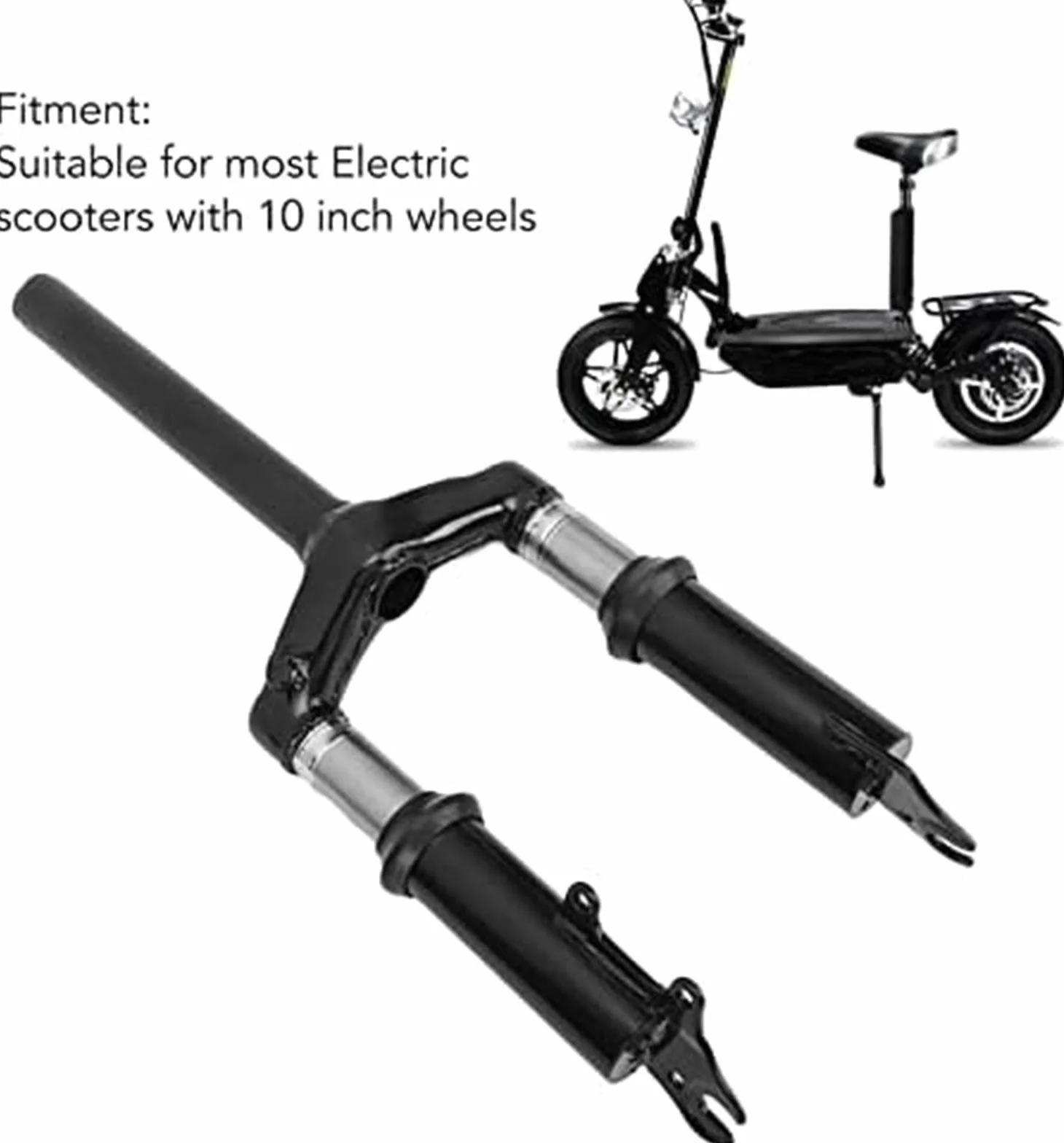 Amortiguador suspensión delantera resorte scooter eléctrico 10 pulgadas
