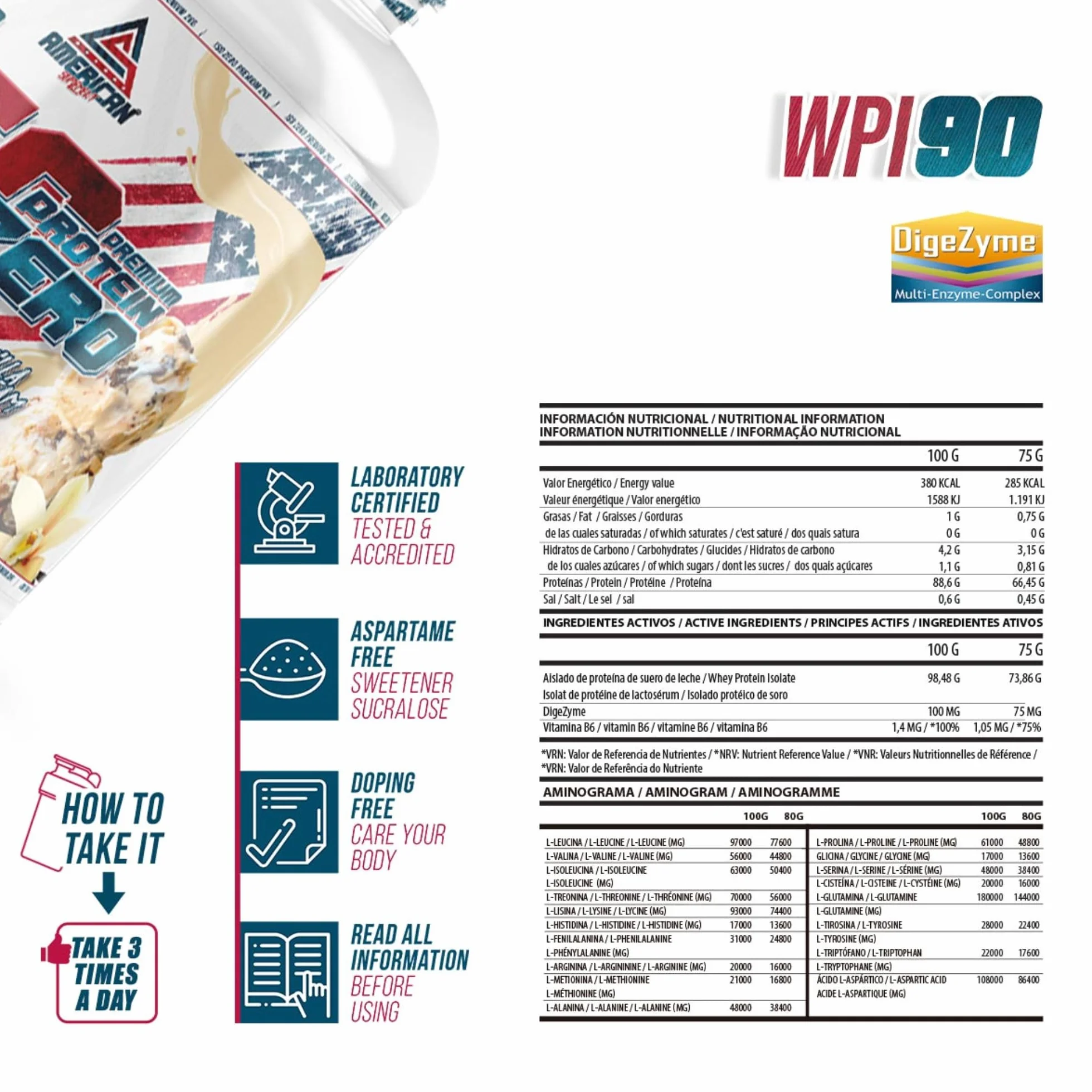 Proteina Isolada Zero 2kg Vainilla | Whey Isolate 0% Azúcares 0% Grasa