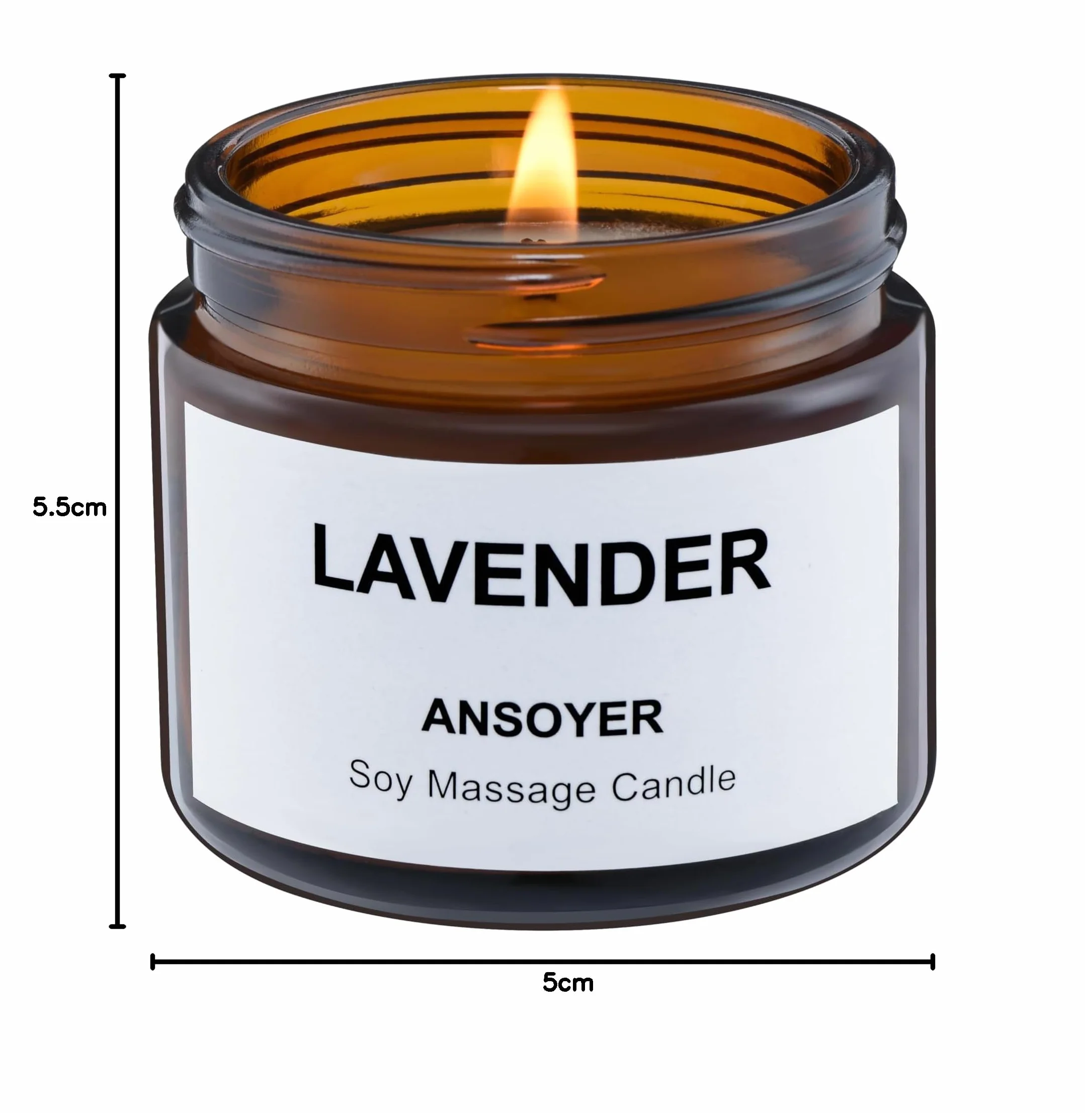 Vela de Masaje Lavanda 10 cm