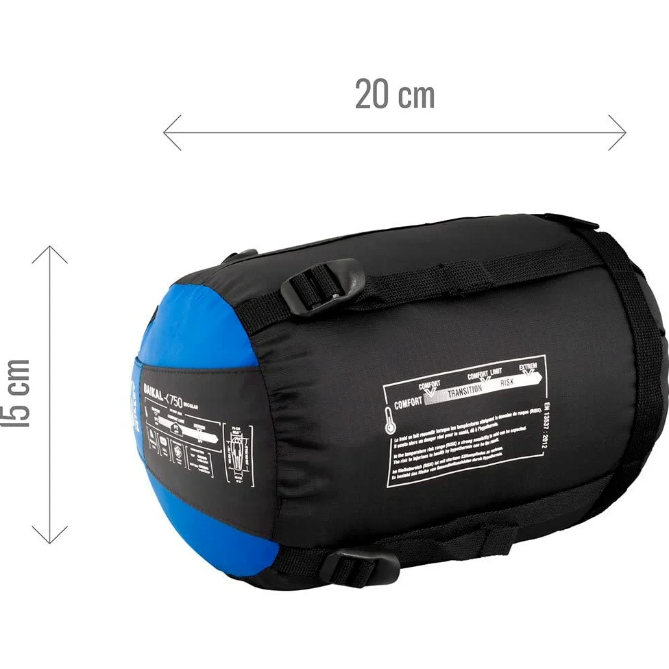 MILLET Baikal 750 Reg Saco De Dormir Mixto, Azul, Talla Única