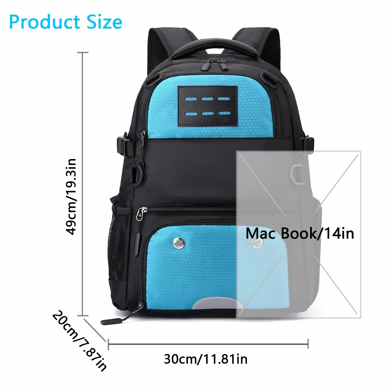 Aisny Bolsa de Baloncesto 30x20x49cm Mochila de Fútbol con Compartimiento para Balones y Zapatos
