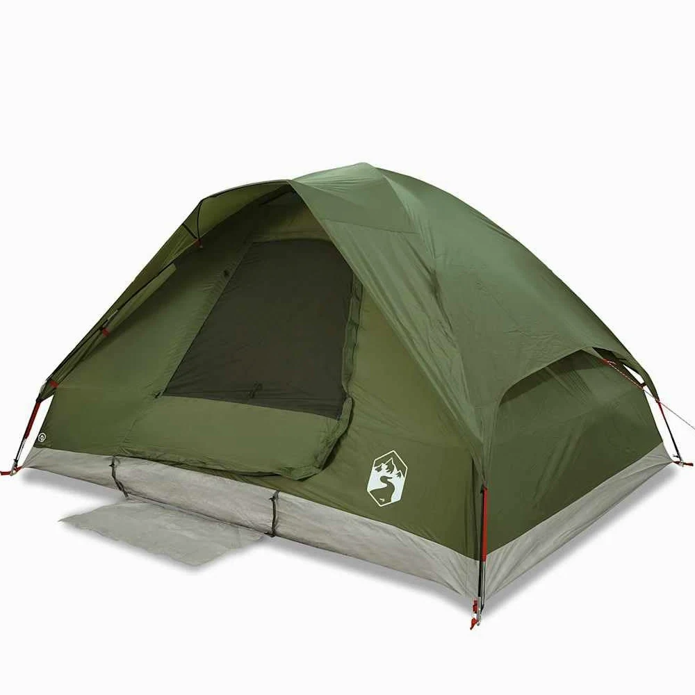 Tienda de campaña ligera para 6 personas con toldo extraíble, tienda familiar impermeable con práctica bolsa de transporte