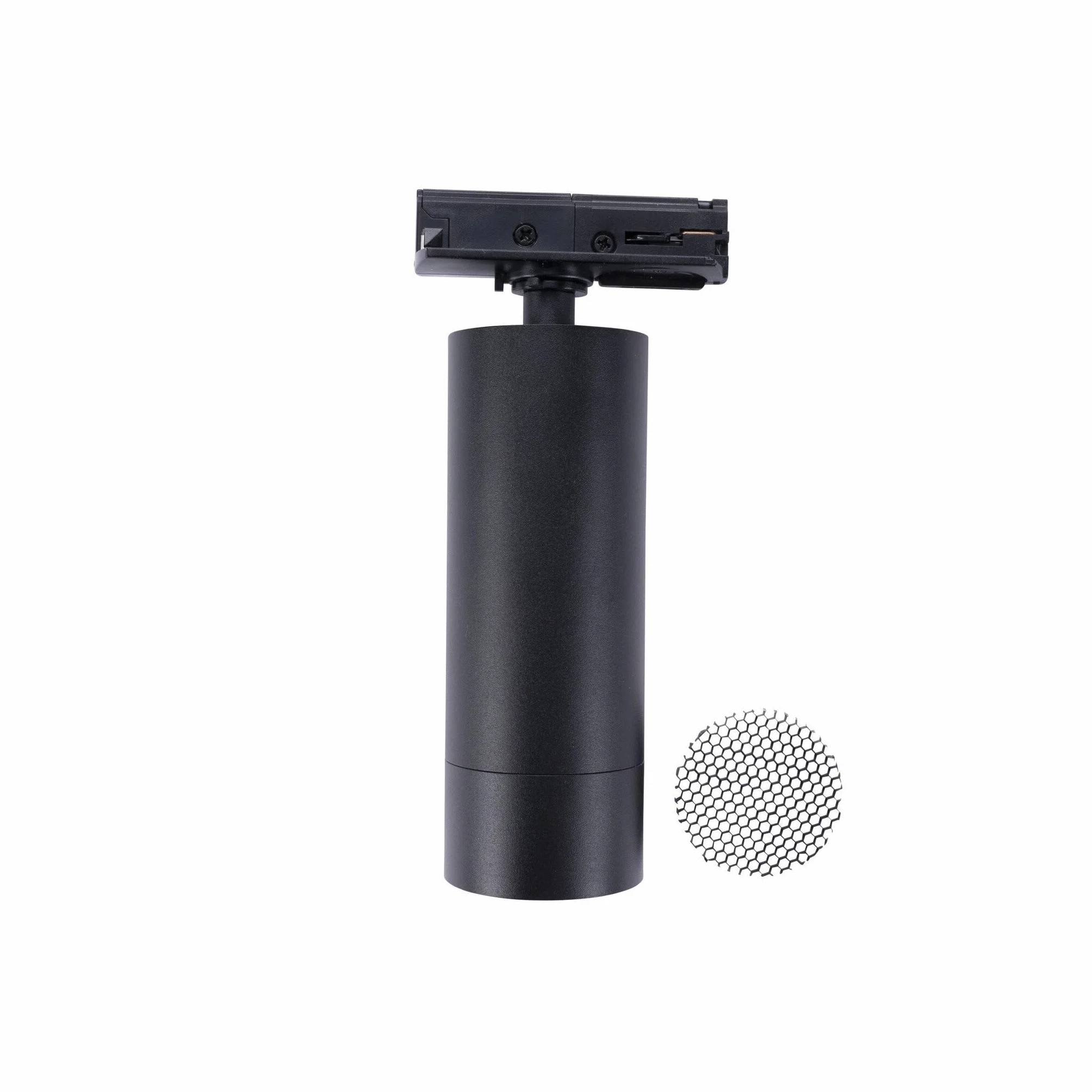Ledvion Foco de Carril Monofásico GU10 Negro Lámpara Techo LED Orientable