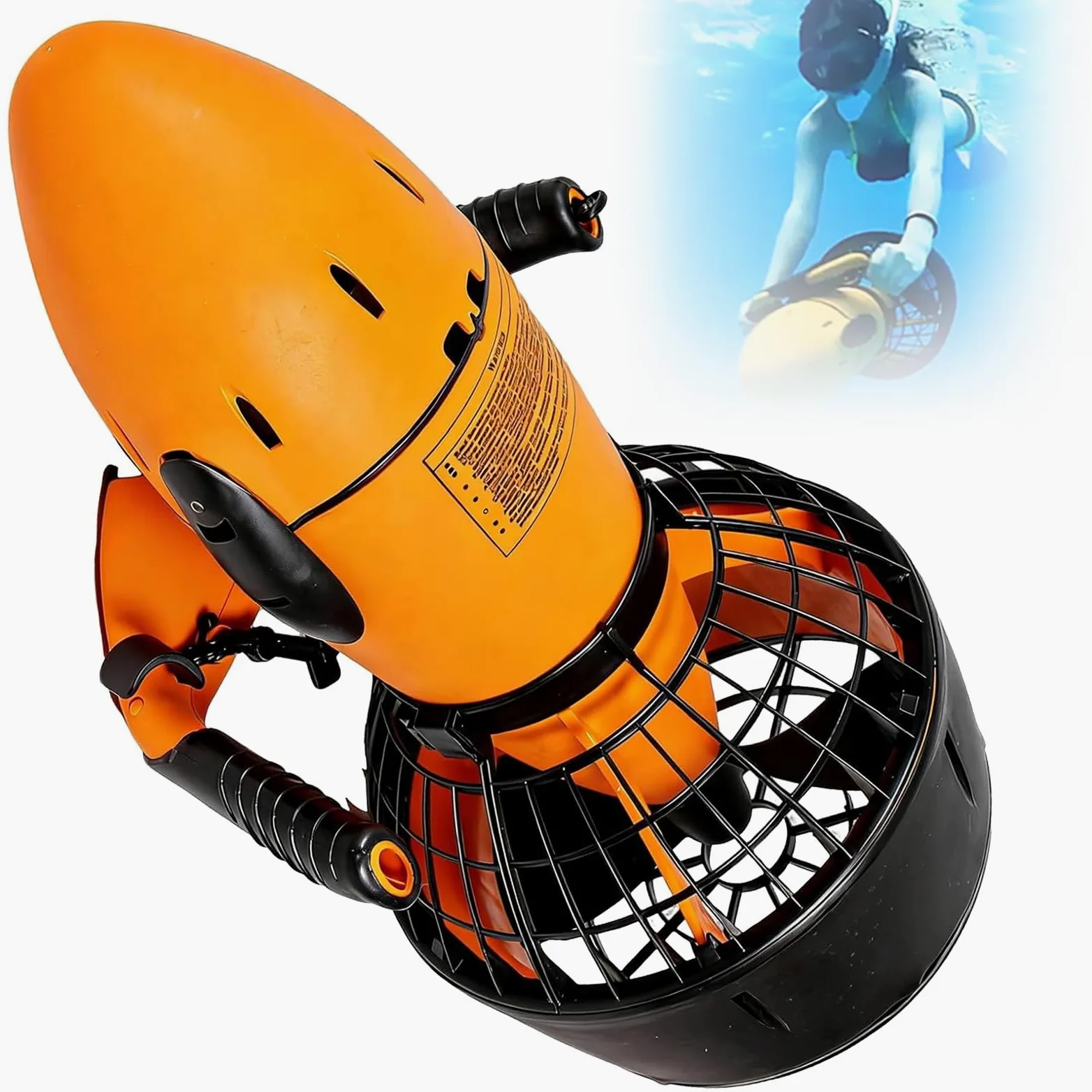 Propulsor eléctrico subacuático,Vehículo Submarino de propulsión | Buceo Sea Scooter, Seascooter Submarino de 300 W/500 W, Batería de Litio Duradera más Reciente de 2026