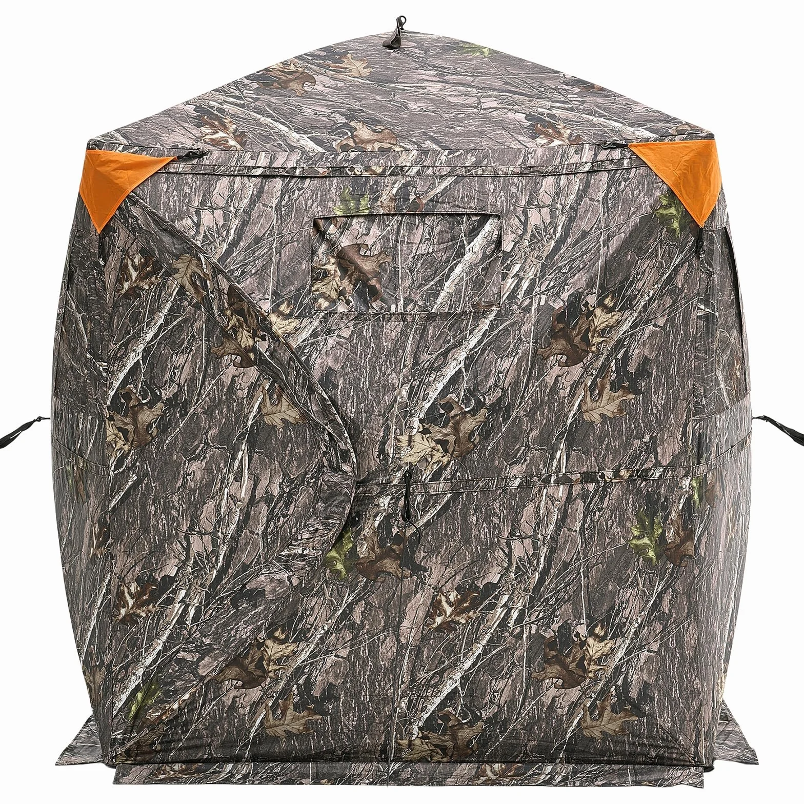 VEVOR Persiana de caza, persiana transparente de 270°, para 4-5 personas, con bolsa de transporte, tienda de campaña portátil y resistente, malla transparente unidireccional para caza de pavos y