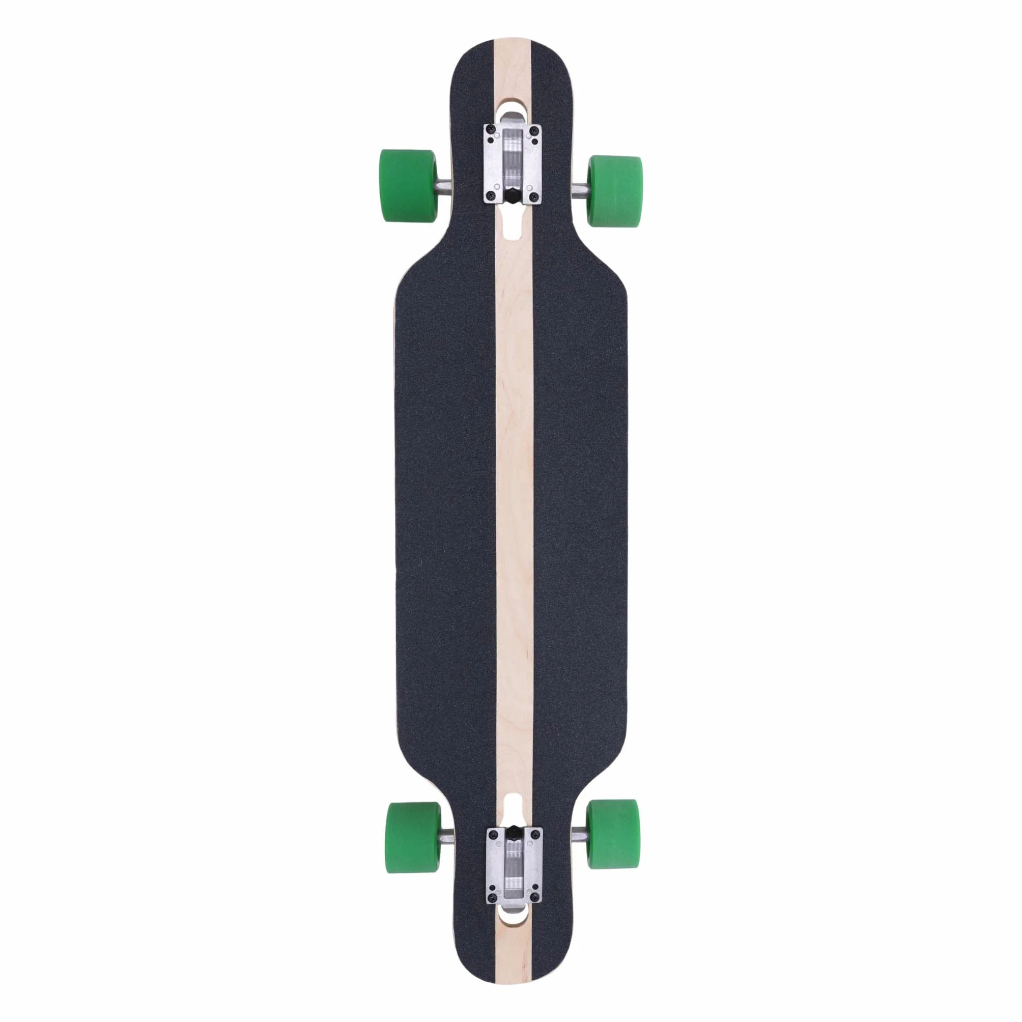Longboard Drop-Through 92 cm Madera de Arce Ejes Aluminio Ruedas 70x51 mm 78A ABEC-7 Freestyle Freeride