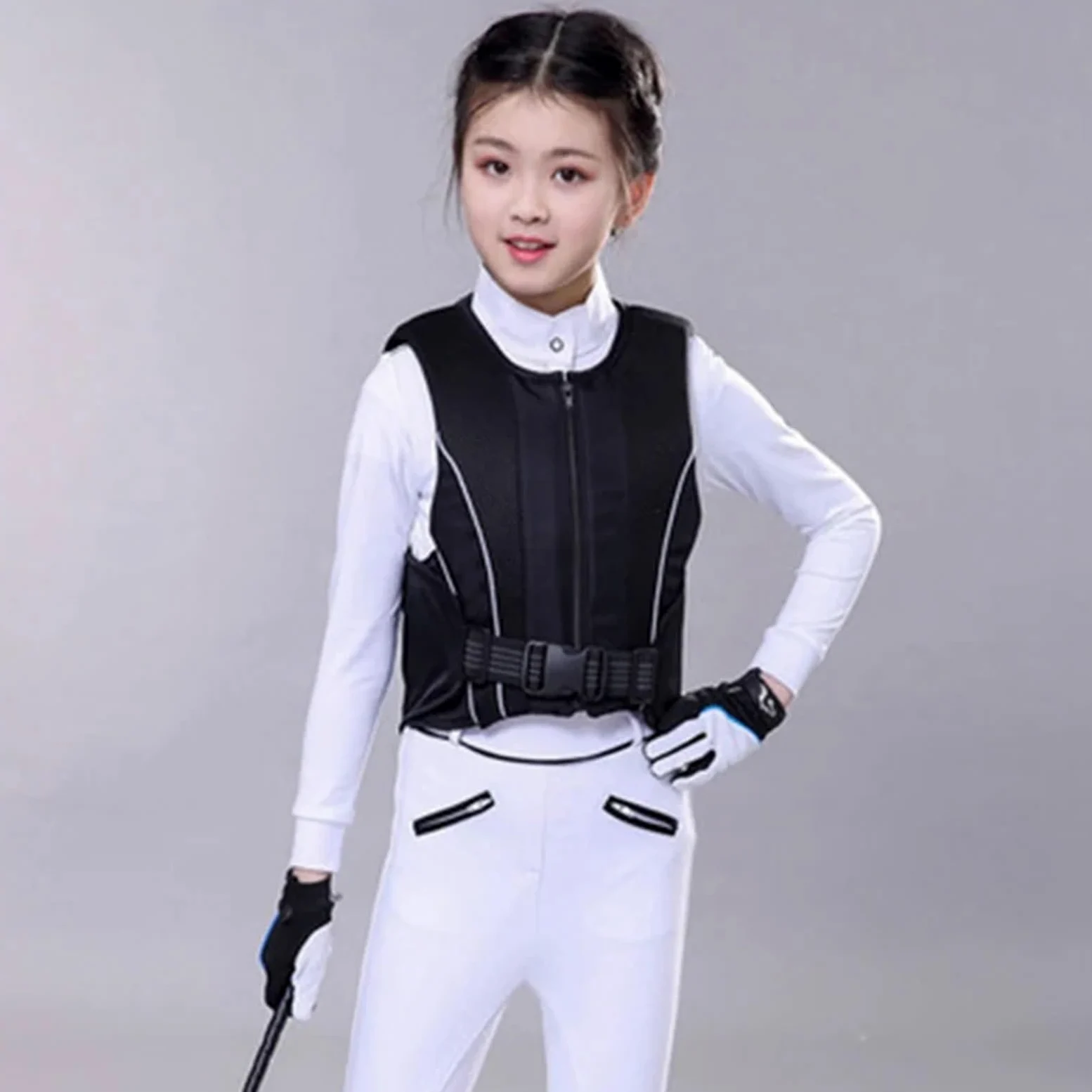 Chaleco de equitación Chaleco de equitación Engrosado for niños y Adultos, Ropa Protectora for Entrenamiento Ecuestre. para Montar a Caballo(CS)