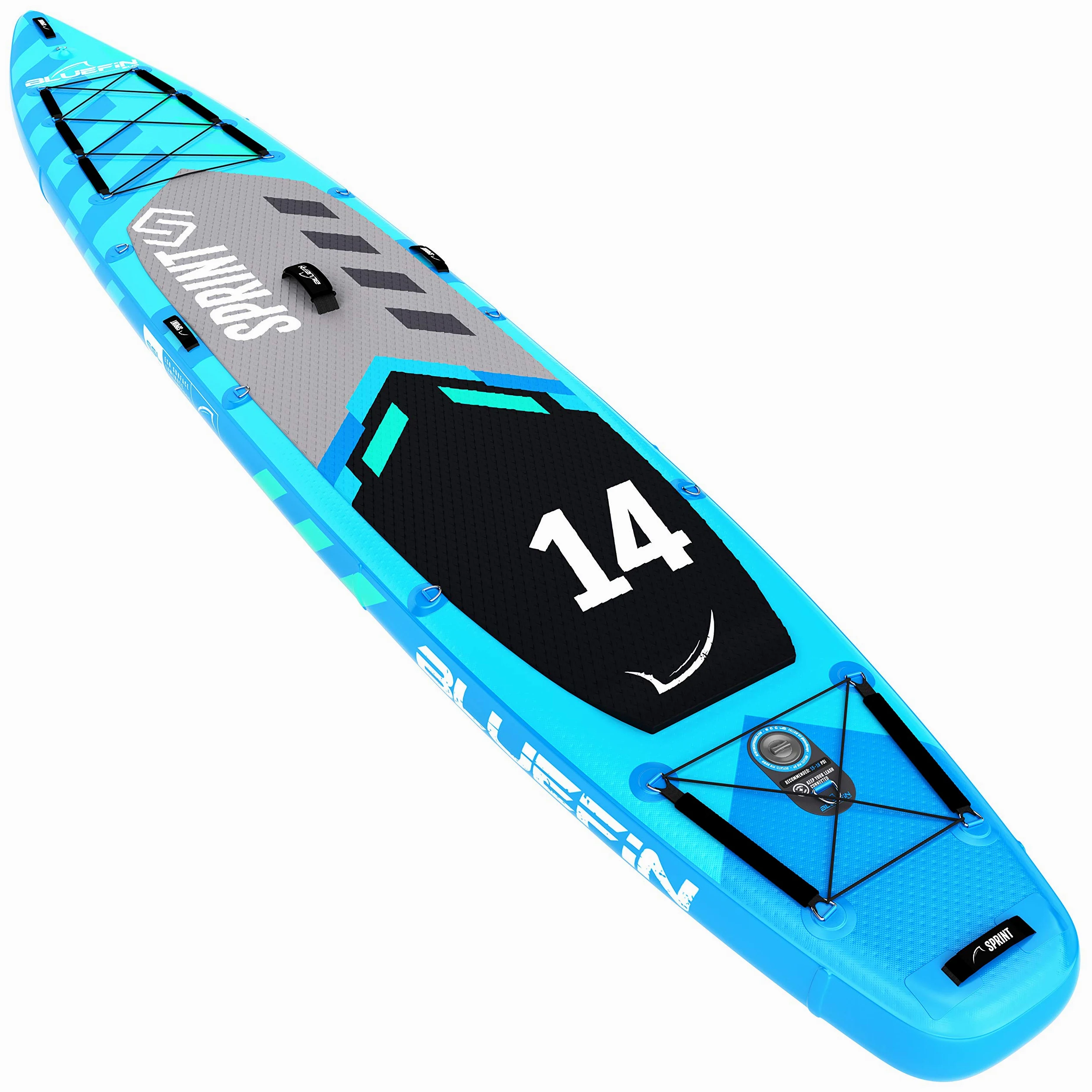 Bluefin Sup 14′ Sprint Carbon Stand Up Paddle Board Kit