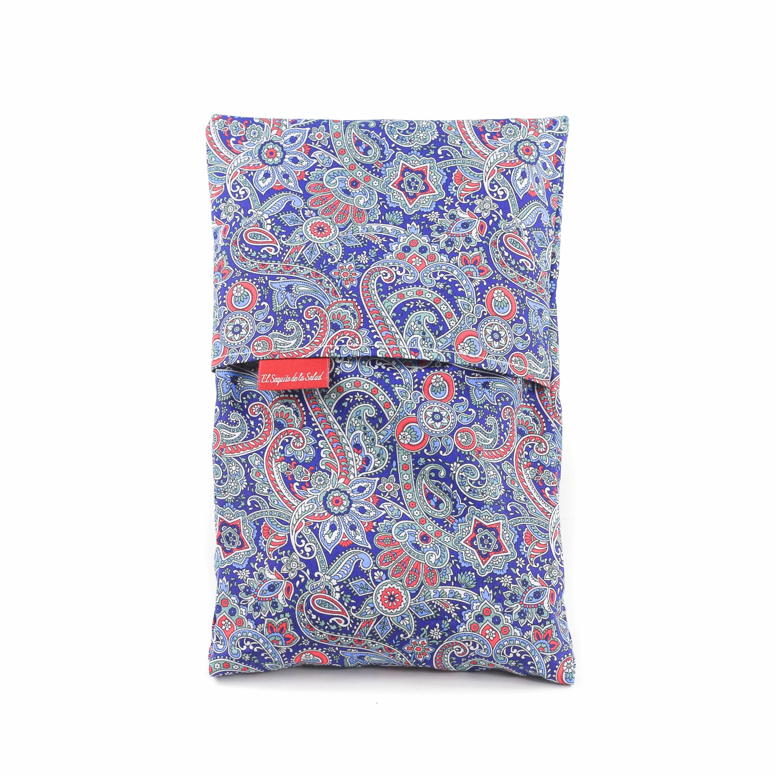 Saco Térmico de Semillas Lavanda Azahar Romero Calor Seco 100% Algodón Cachemira M 50x15x2 cm