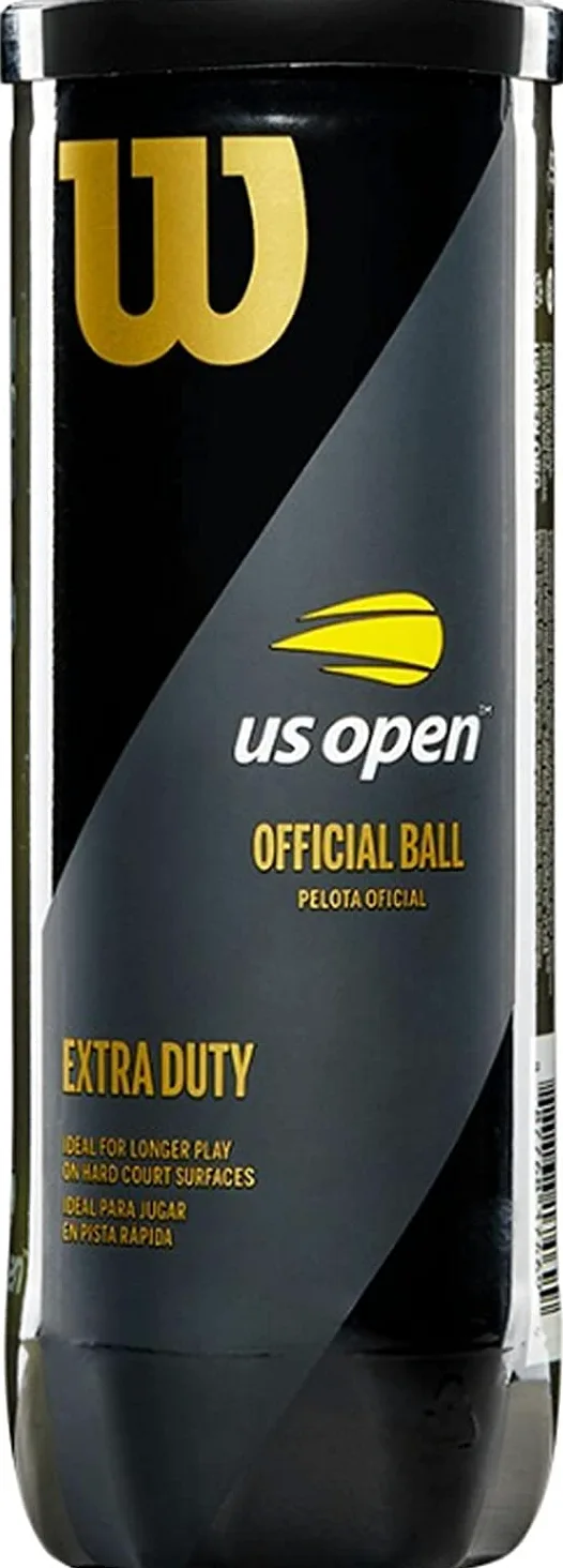 Wilson Pelotas de tenis extra resistentes US Open - Caja de 24 latas (72 pelotas)