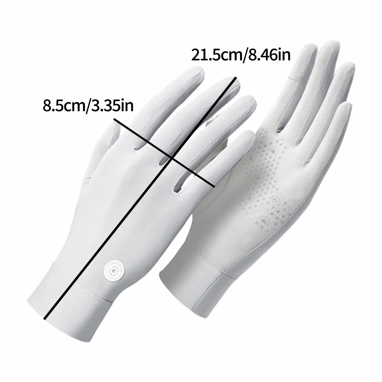 Guantes FPS | protección Solar Transpirables Ice Feeling Thin UPF 50+,navegación, conducción Hombres para Remo, Kayak, conducción, Remo, piragüismo
