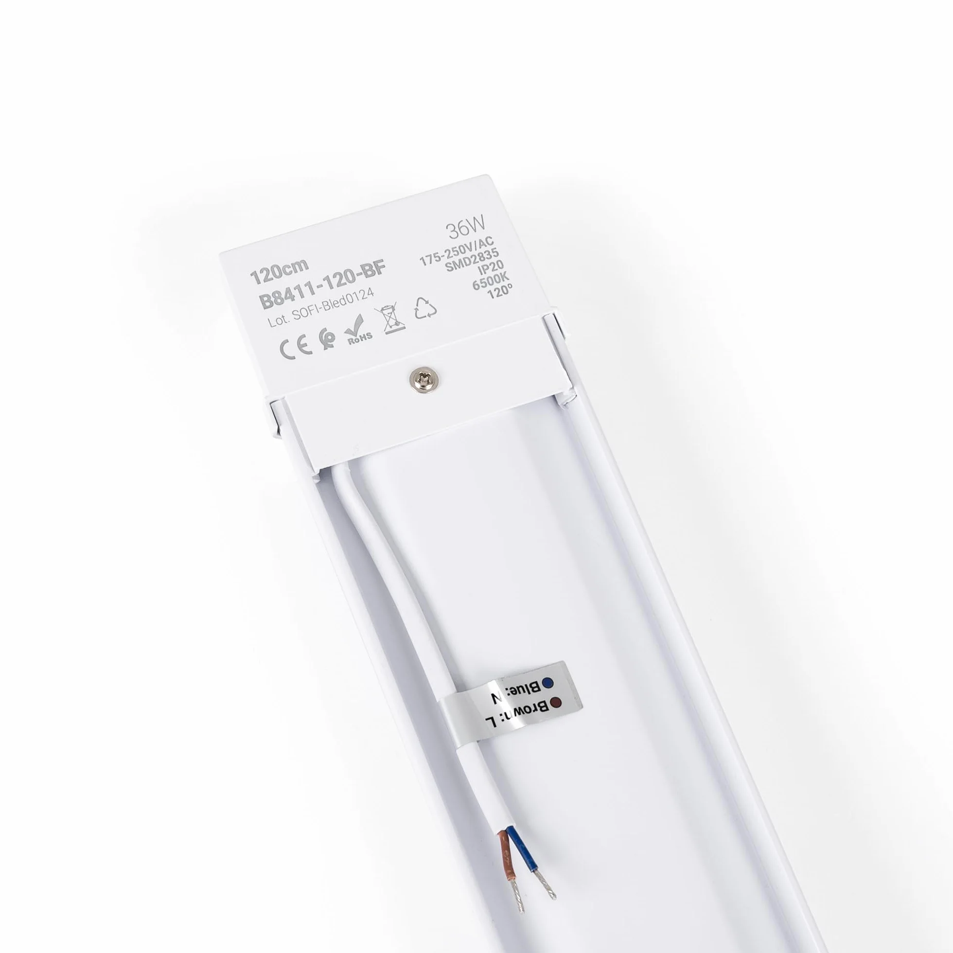 BARCELONA LED Barra LED 36W 120cm IP20 Blanco Frío luminaria para espacios comerciales