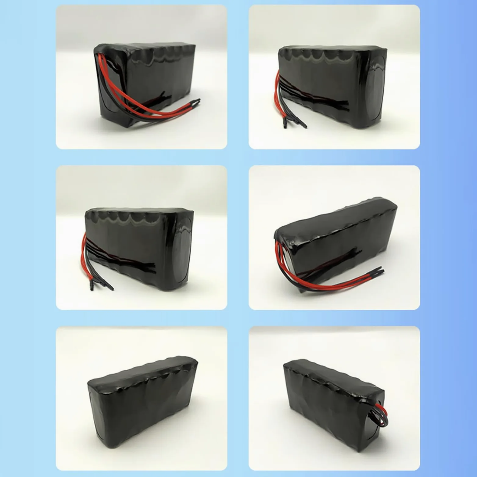 Batería de bicicleta eléctrica de 25,9 V, batería de litio de 5Ah/6.4Ah con cargador de 5A, batería portátil de iones de litio de repuesto for patinete eléctrico(25.9V/5Ah,T+DC)