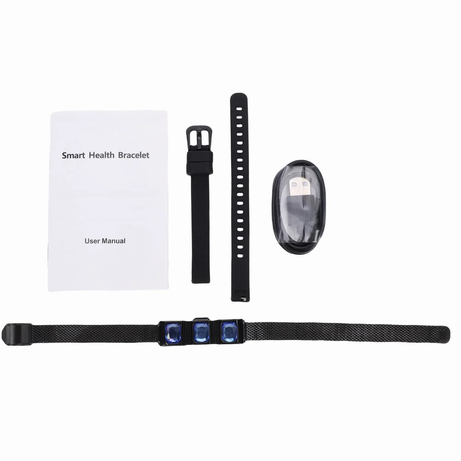 SUNGOOYUE Smart Fitness Tracker, Band de Actividad Elegante Sports 4h Seguimiento de Sueño 127 Modos de Ejercicio de hasta 10 M con 60 Días de Espera para Nadar el Surf de Buceo (Black)
