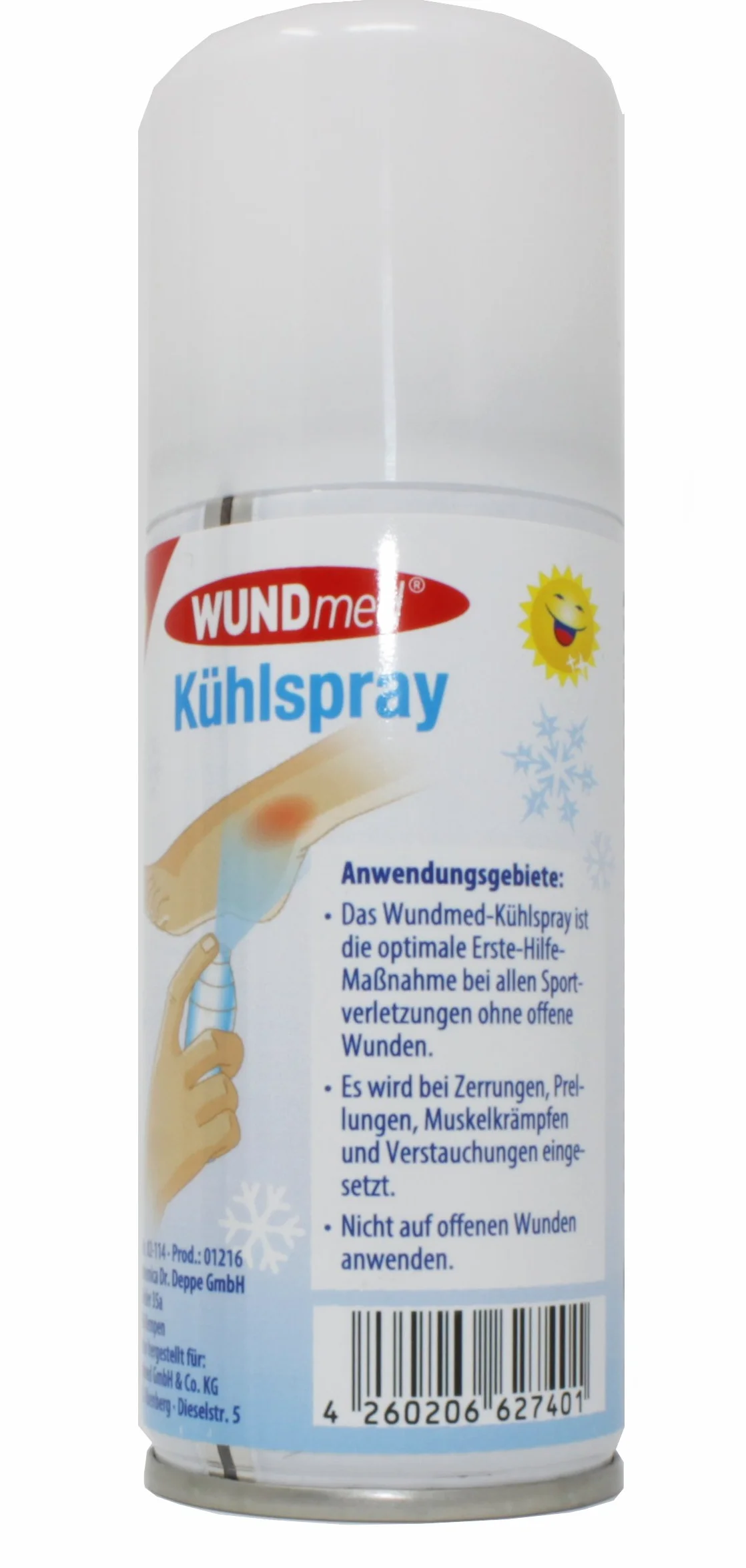 Kit de primeros auxilios para deportes con espray de frío para lesiones deportivas