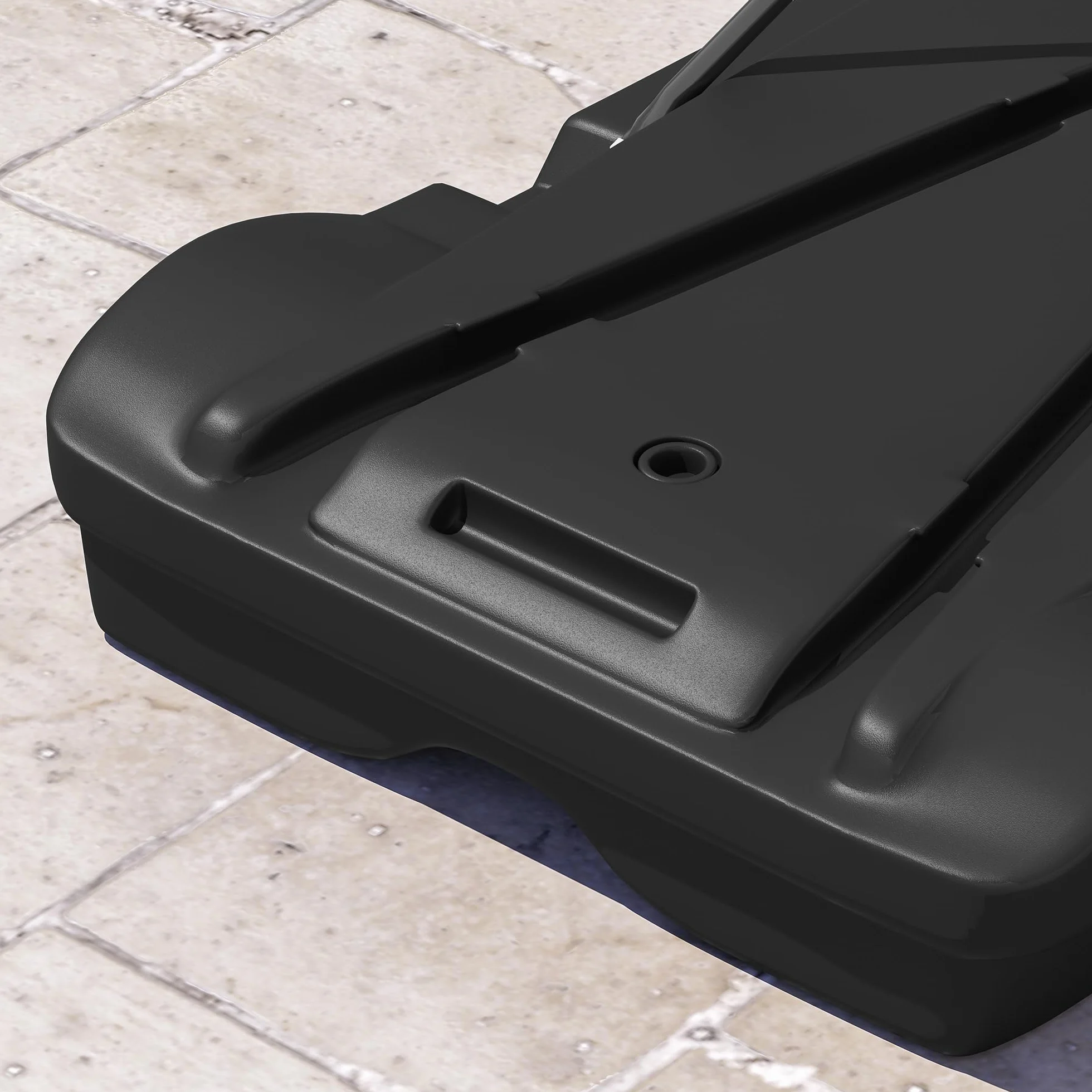 SPORTNOW Canasta de Baloncesto Exterior Tablero Dardos Altura Ajustable 210-247 cm Aro Portátil Ruedas Base Rellenable Negro