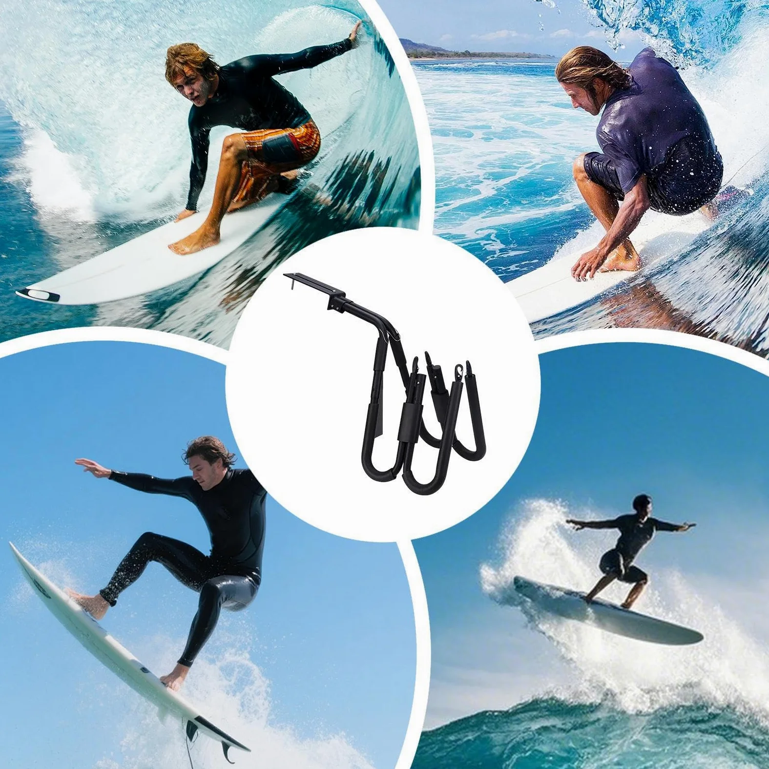 Soporte Para Tabla De Surf Para Bicicleta Soporte Ajustable | Soporte Y Sujeción Para Tablas De Surf Para Scooter Motocicleta Y Bicicletas De Carretera O
