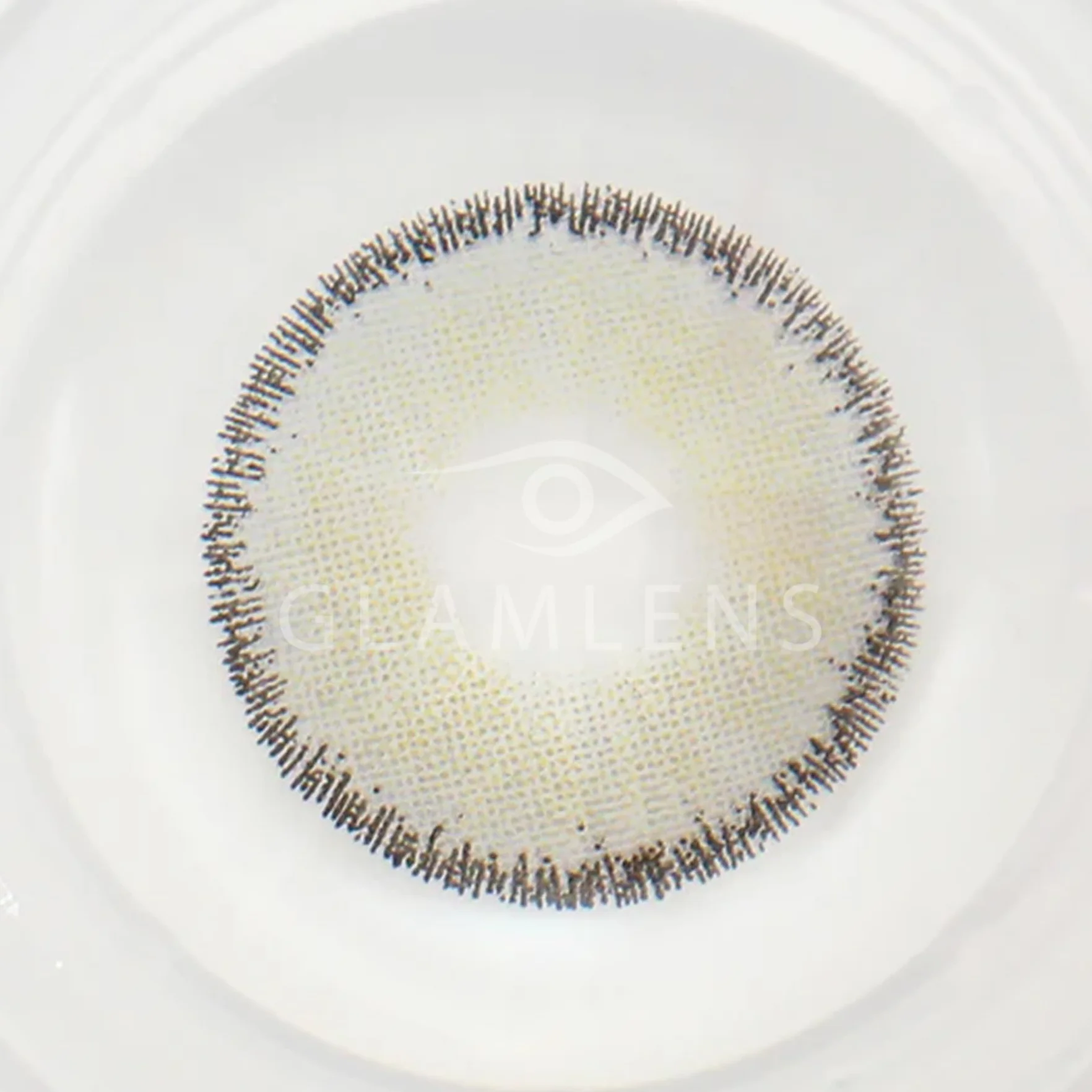 GLAMLENS Mirel Grey lentillas de color gris hidrogel de silicona 1 par 90 días sin graduación